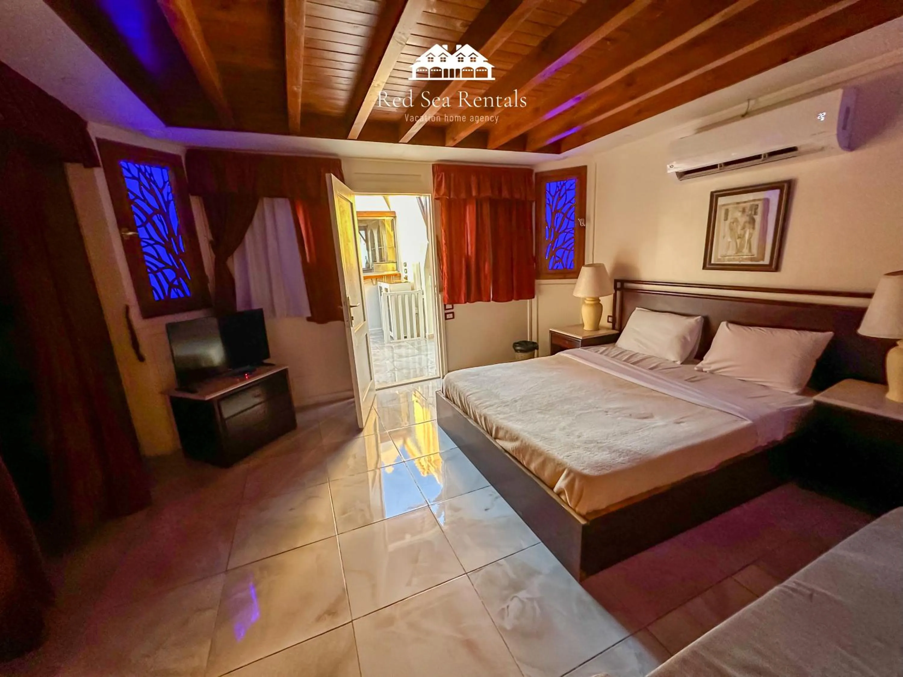 Bed in Green Garden Resort