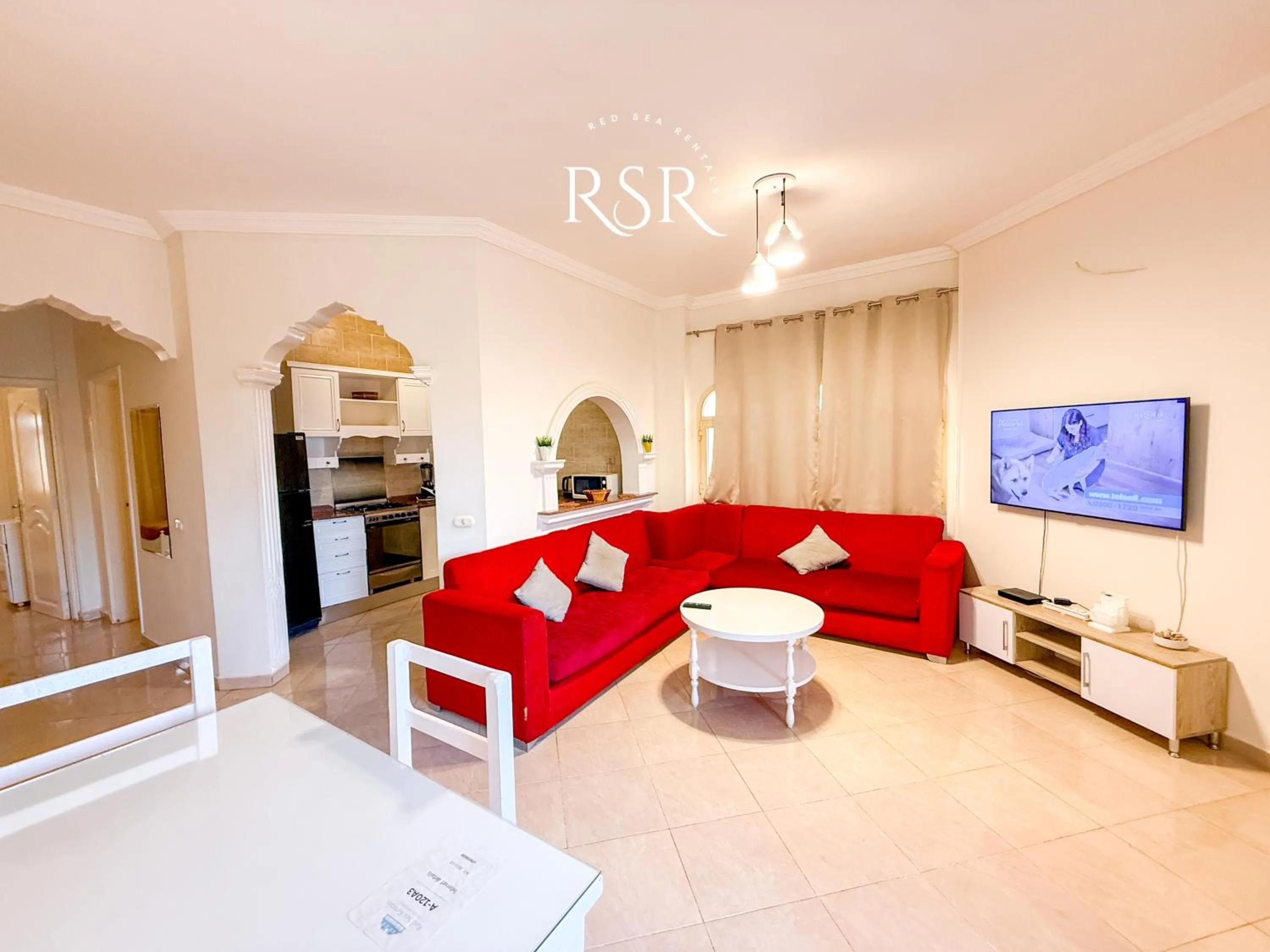 Living room, Bed in Green Garden Resort