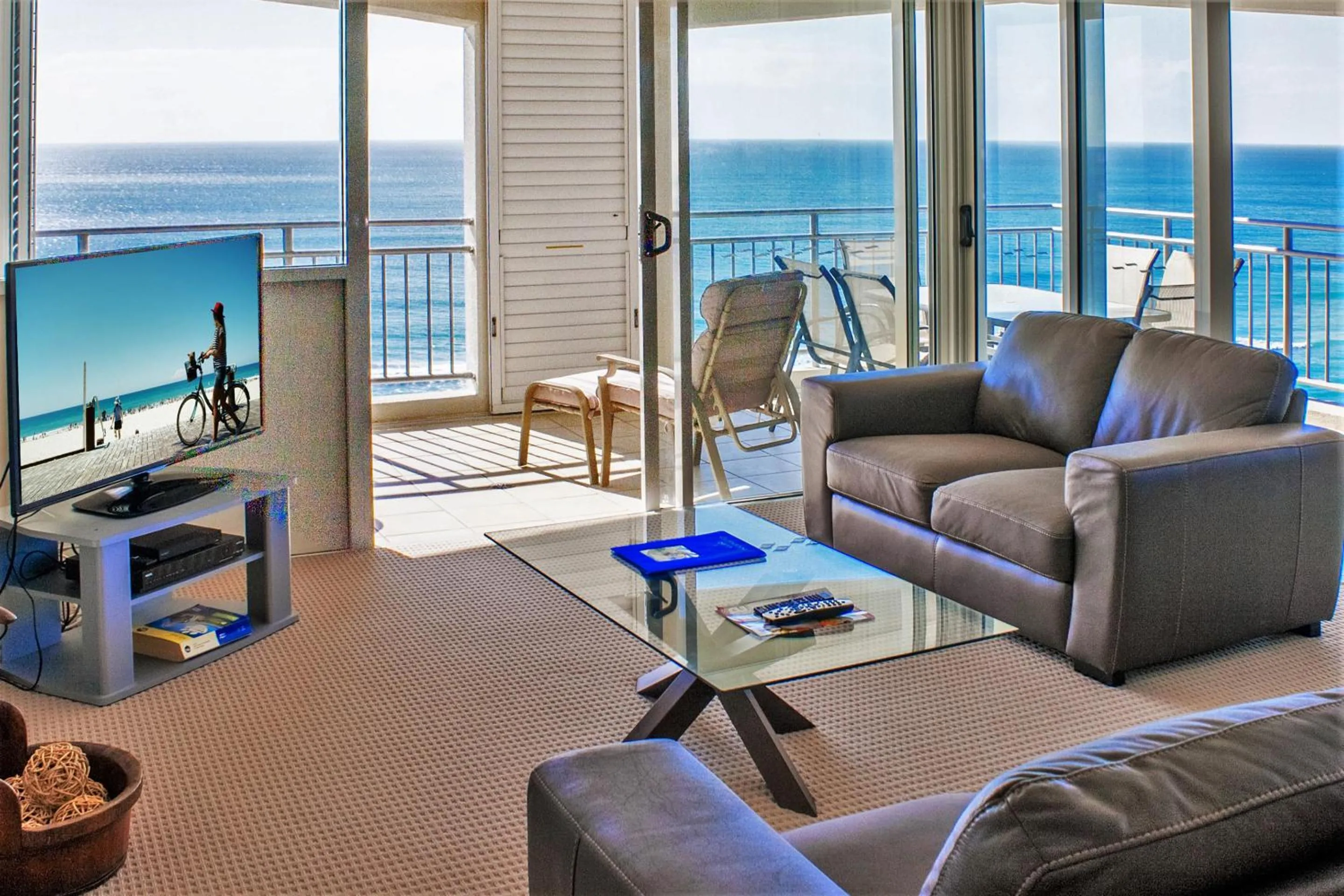 Living room in Indigo Blue
