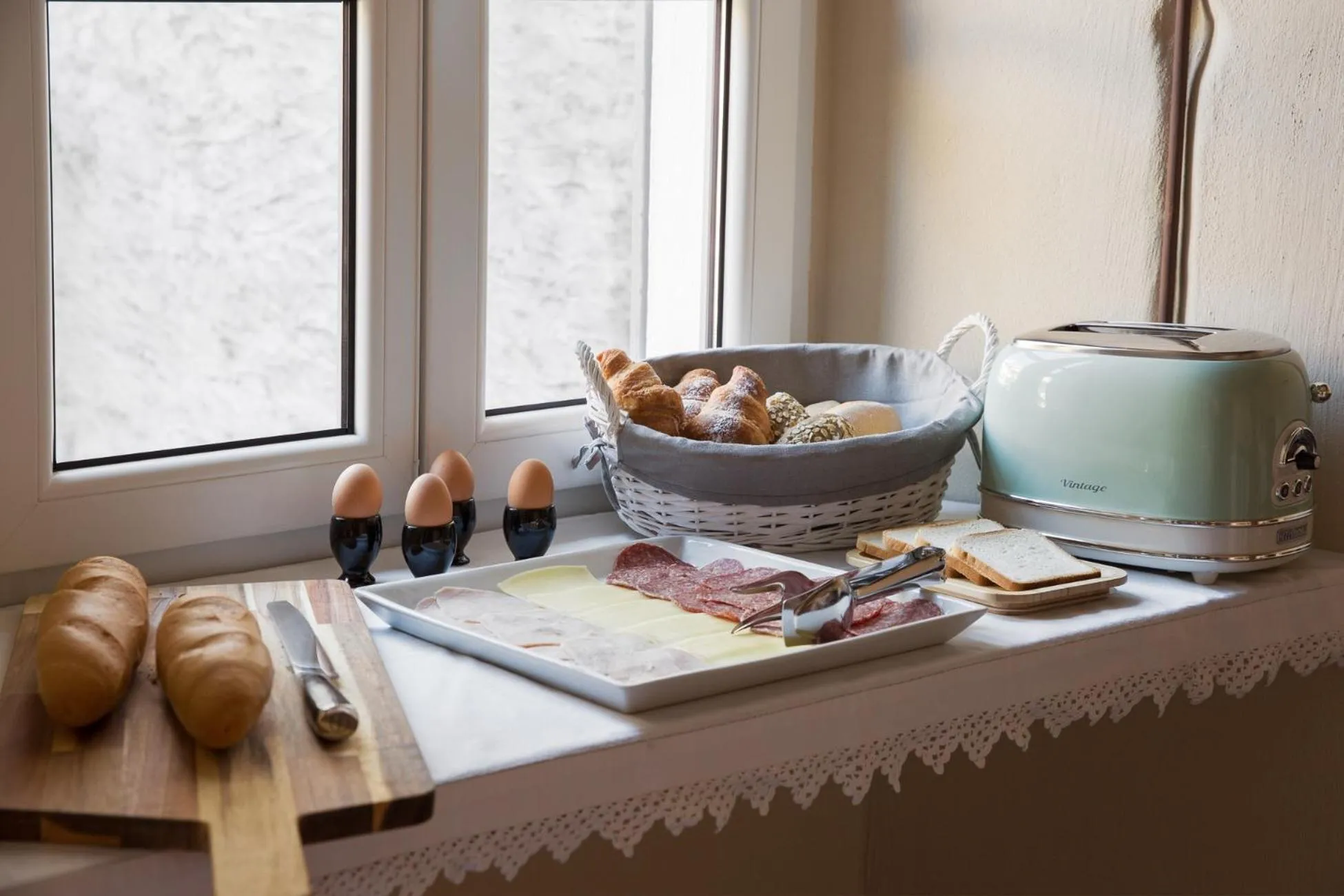 Food and drinks in B&B Magnolia