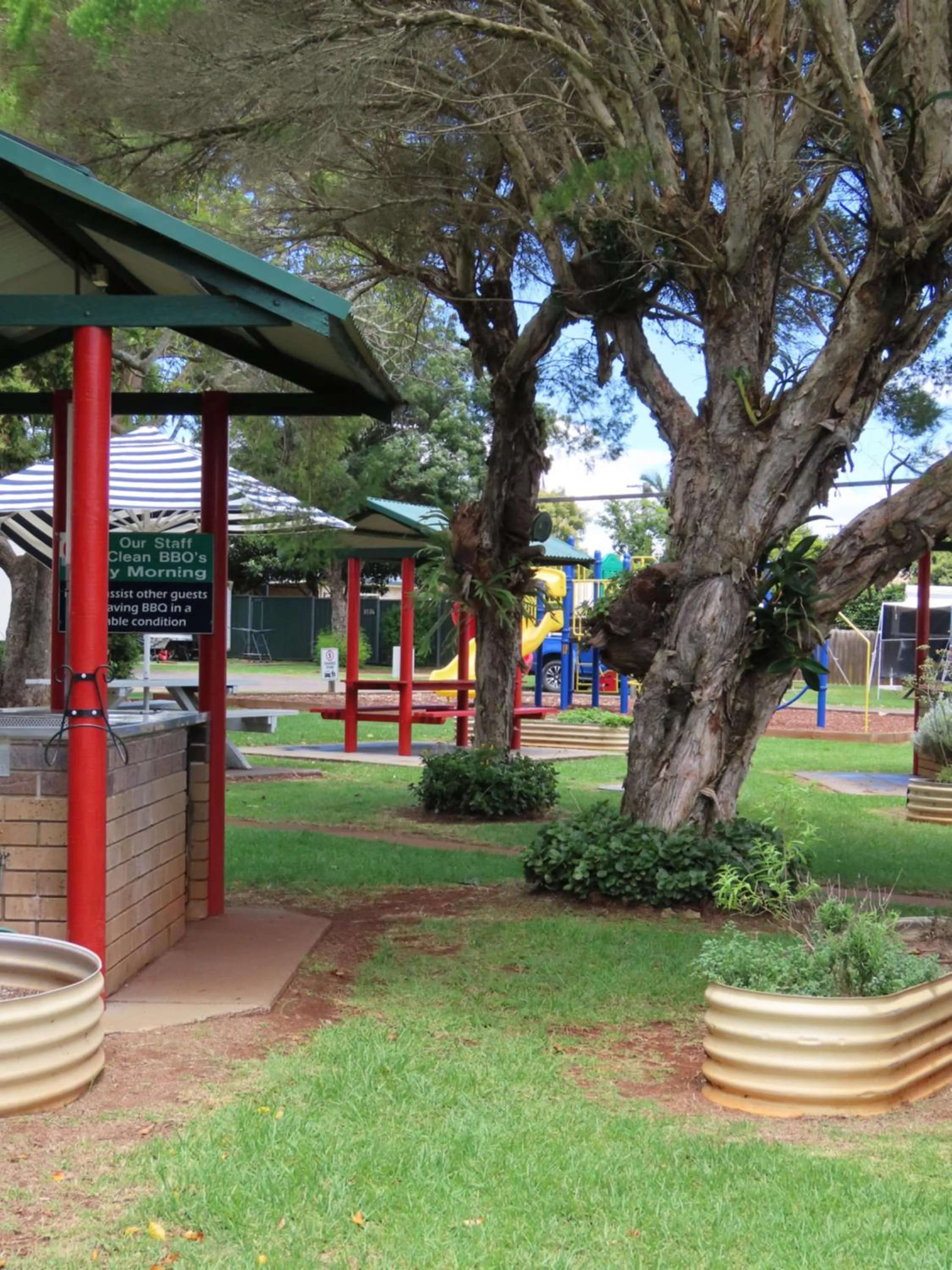 BBQ facilities in BIG4 Toowoomba Garden City Holiday Park