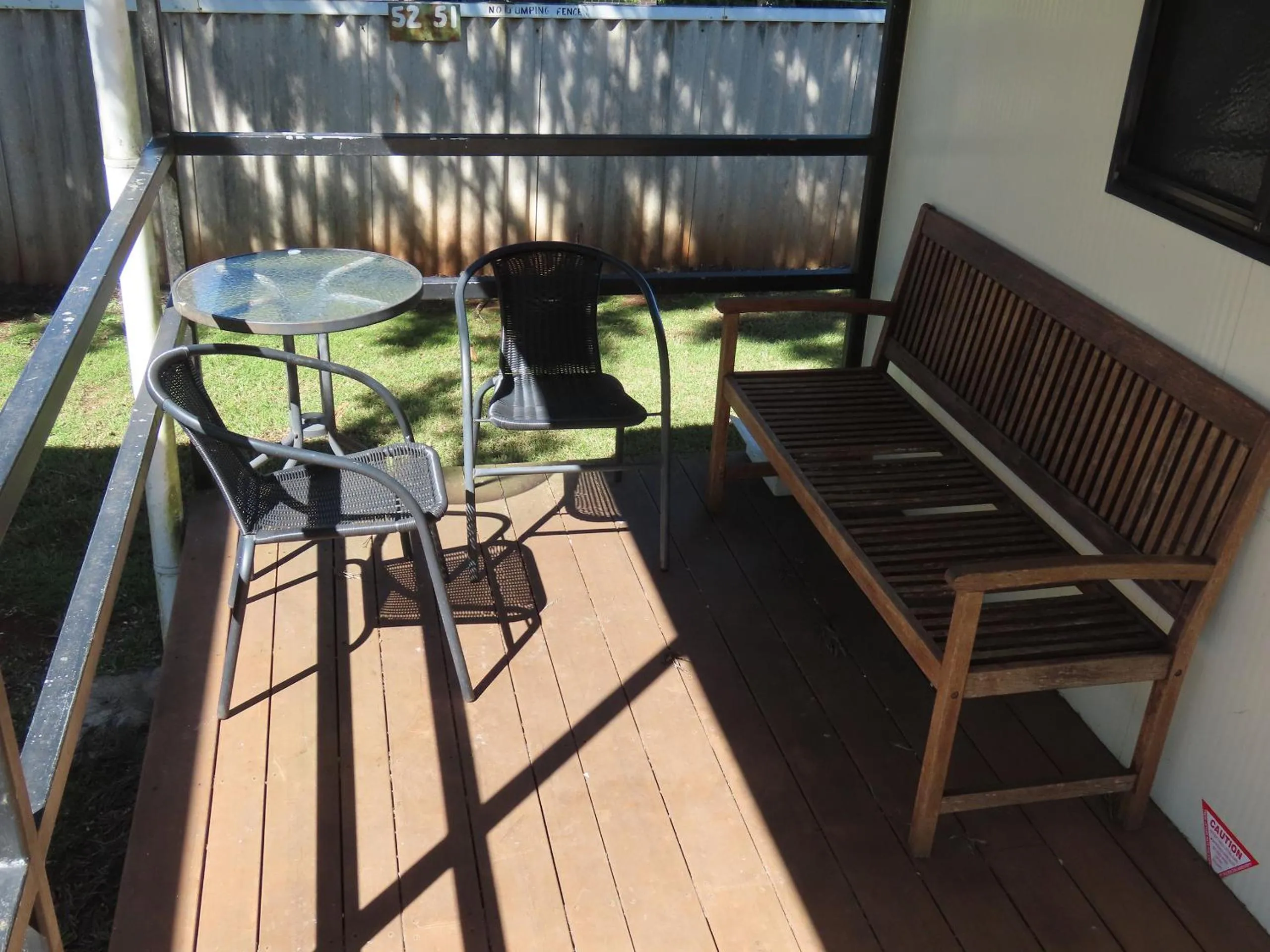 Balcony/Terrace in BIG4 Toowoomba Garden City Holiday Park