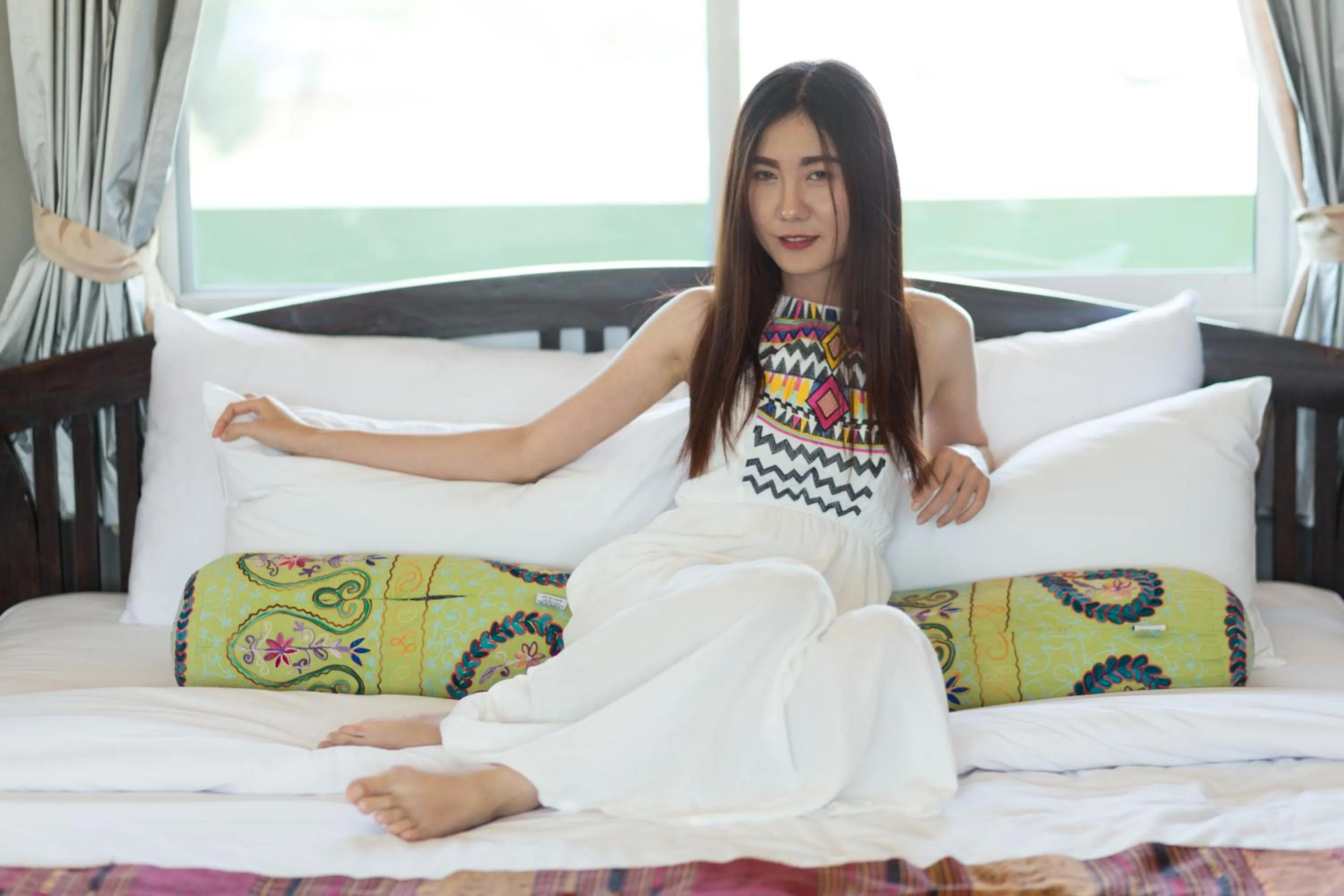 Bed in Baan Kamala Fantasea Hotel