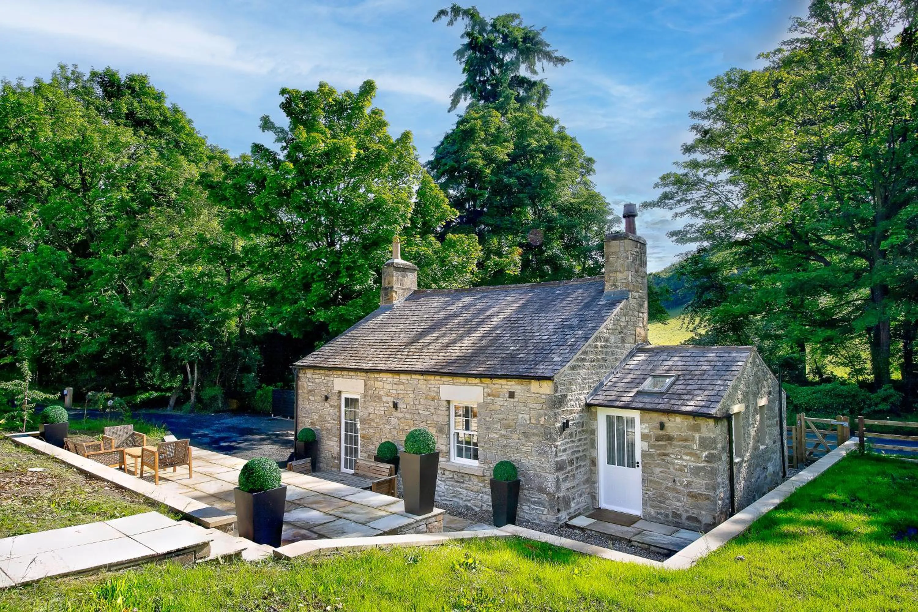 Property building in Langley Castle Hotel