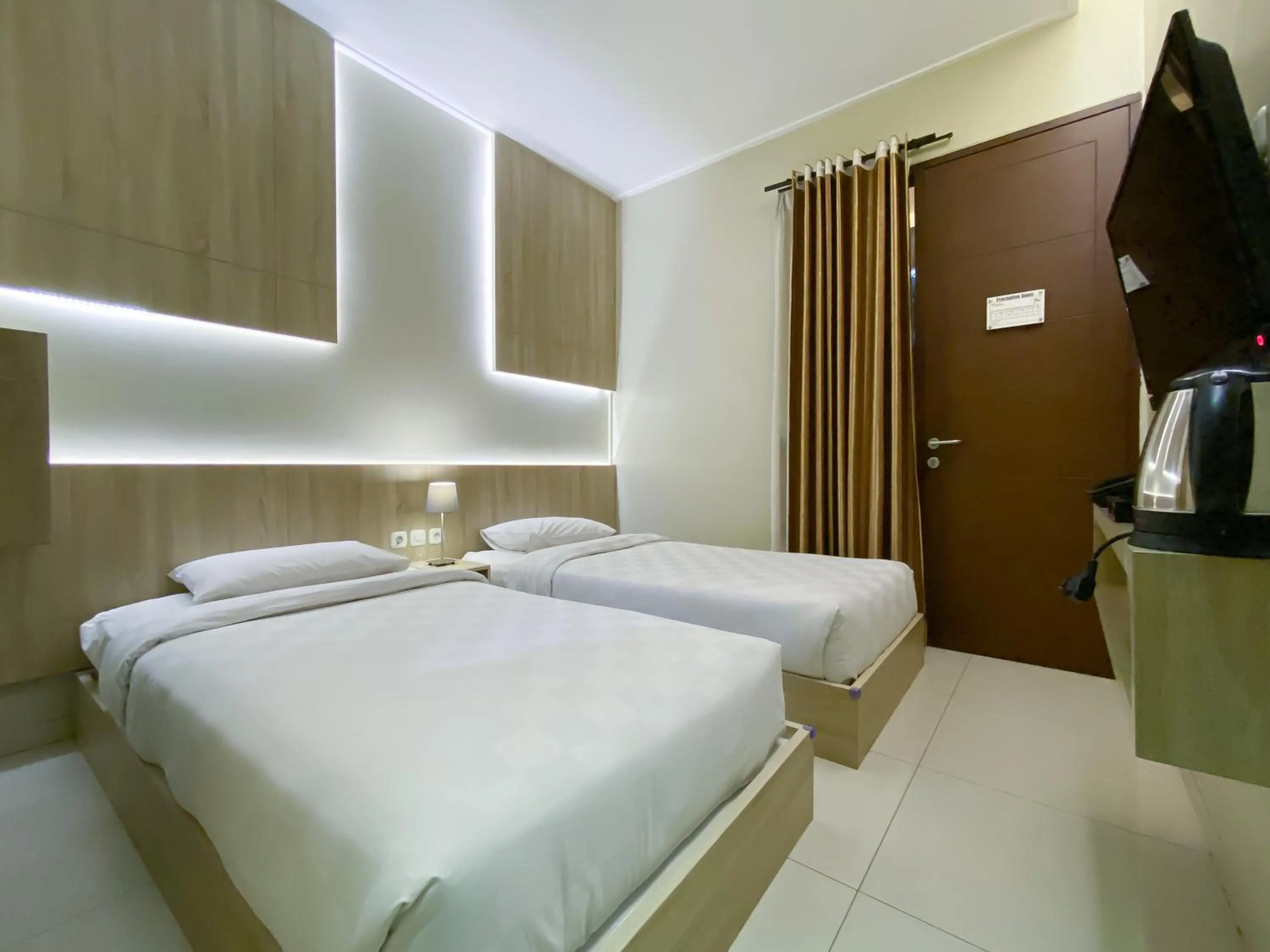 Bed in Lembang Asri Resort