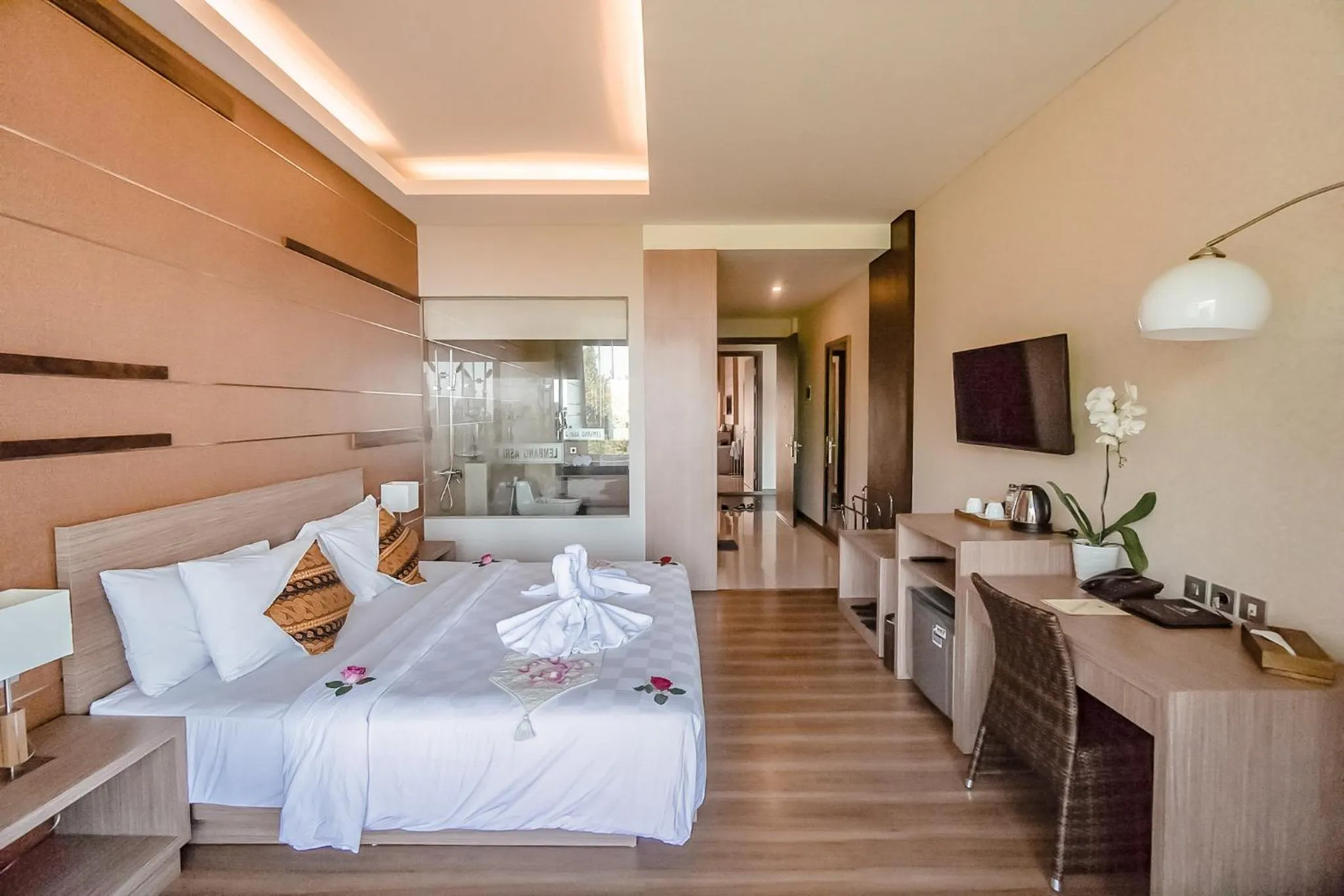 Property building, Bed in Lembang Asri Resort