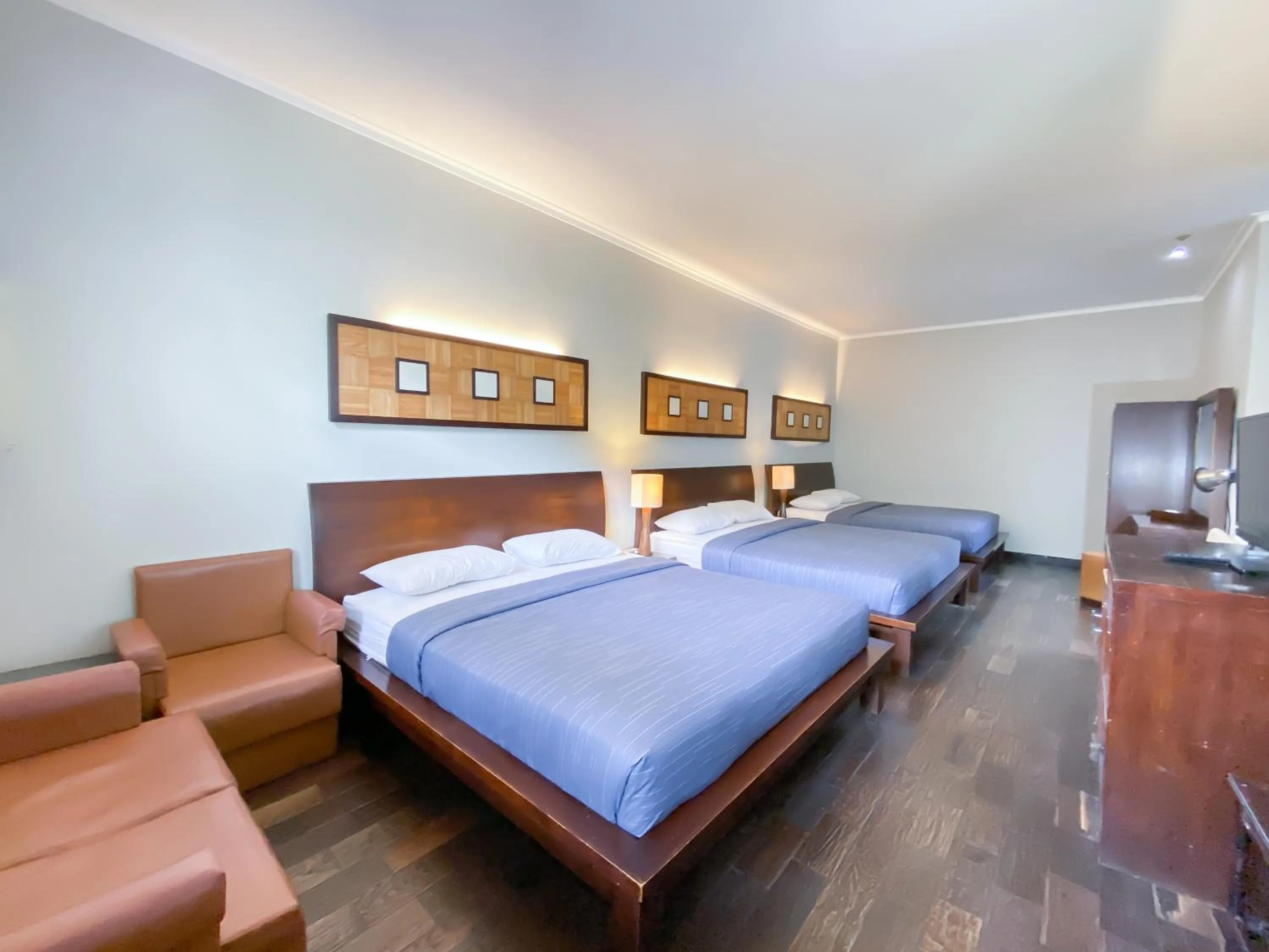 Bed in Lembang Asri Resort