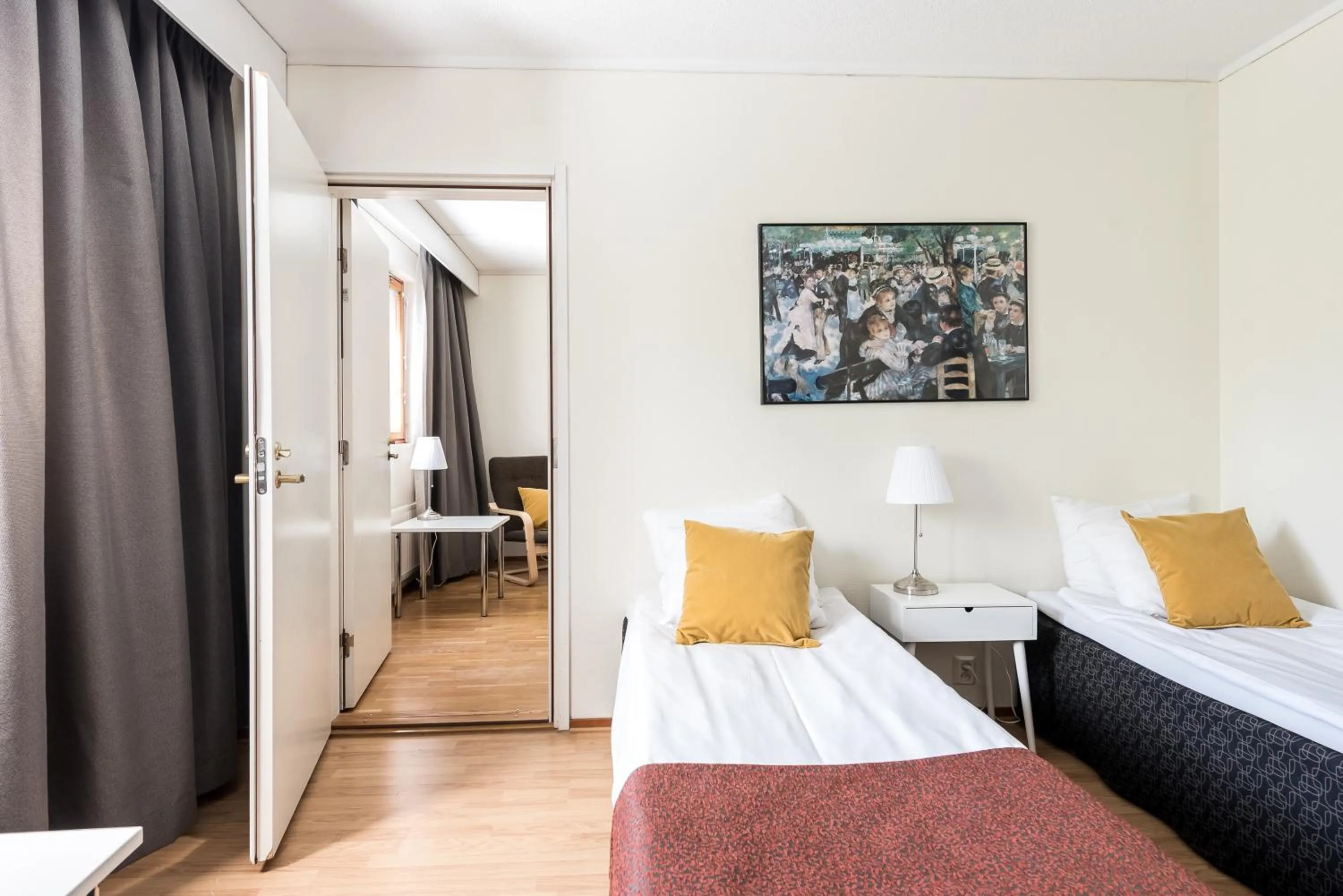 Bed in Hotel Hermica