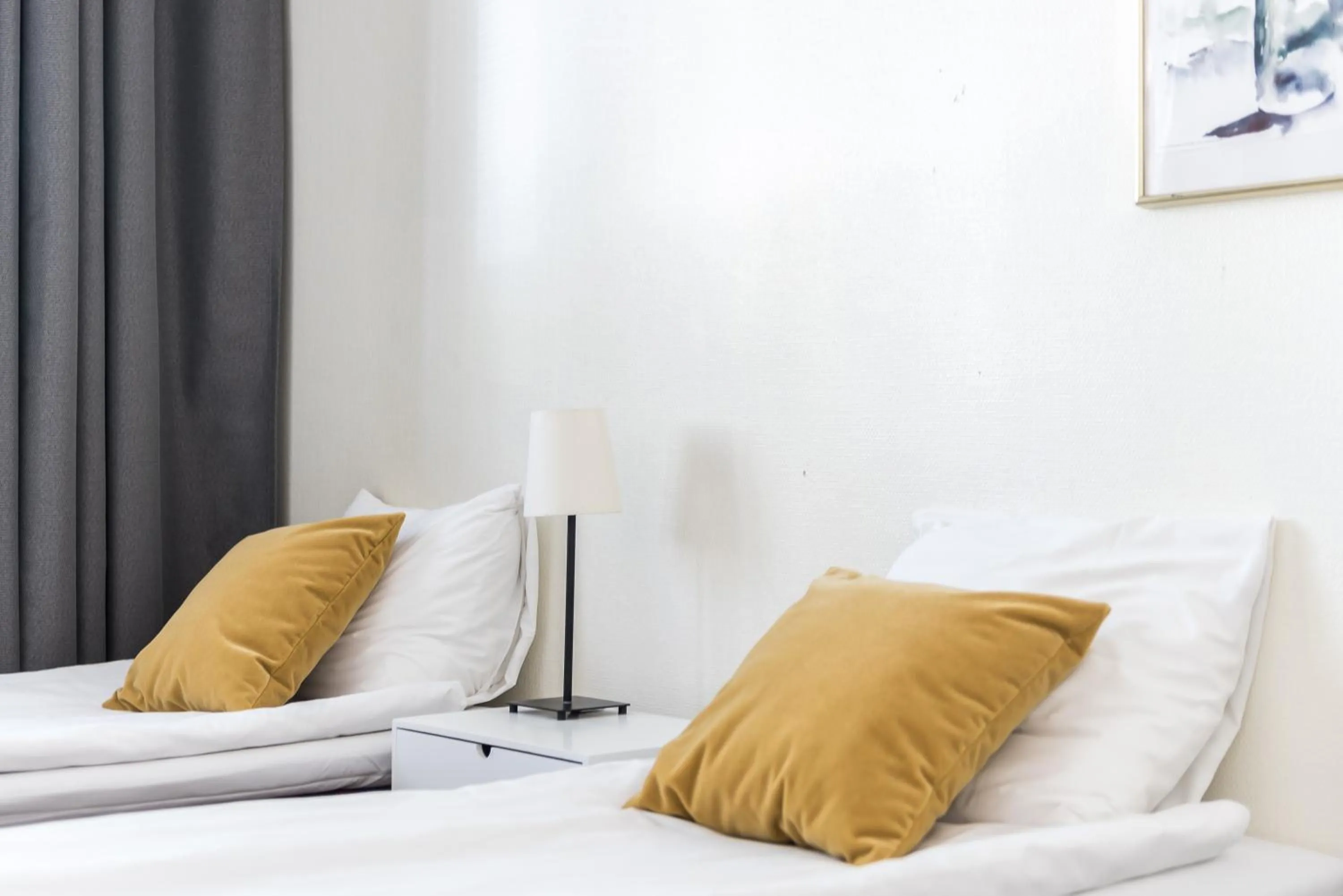 Bed in Hotel Hermica