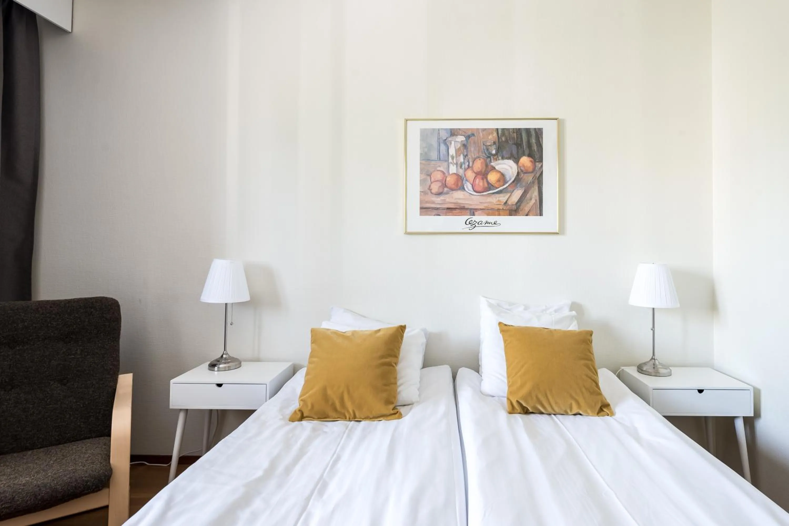 Bed in Hotel Hermica