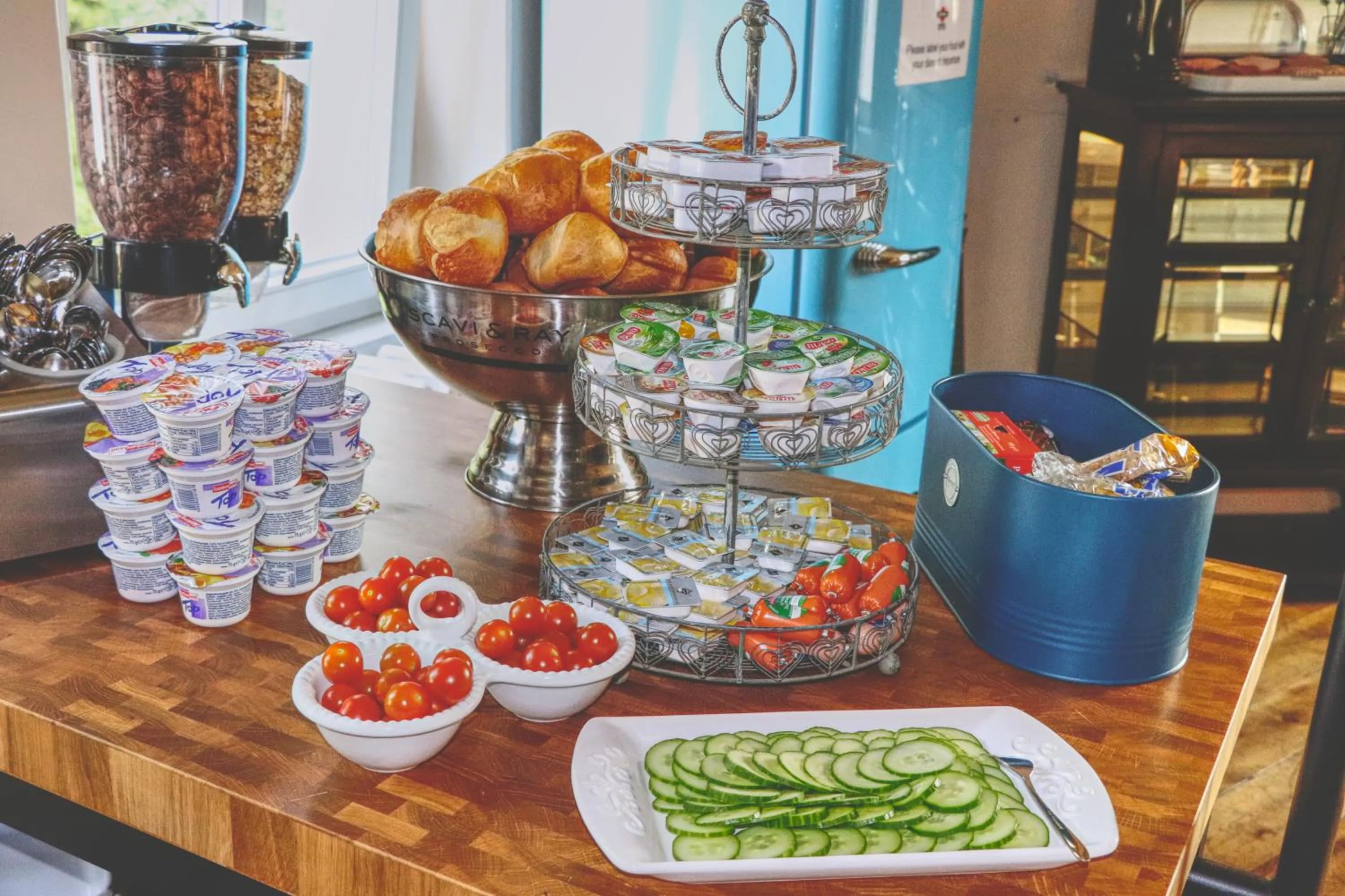 Breakfast in OPERA Hostel