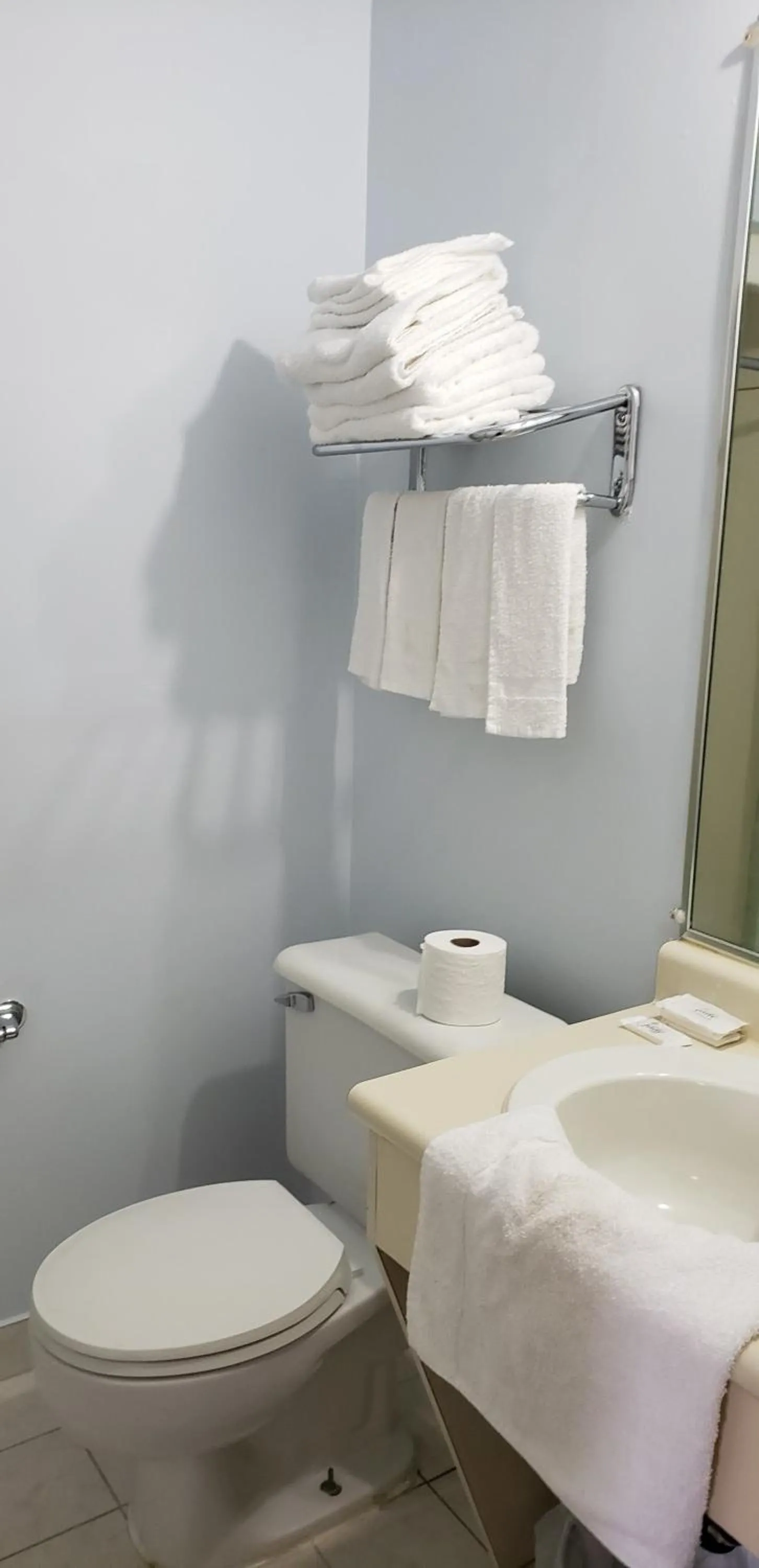 Toilet in Niagara Inn