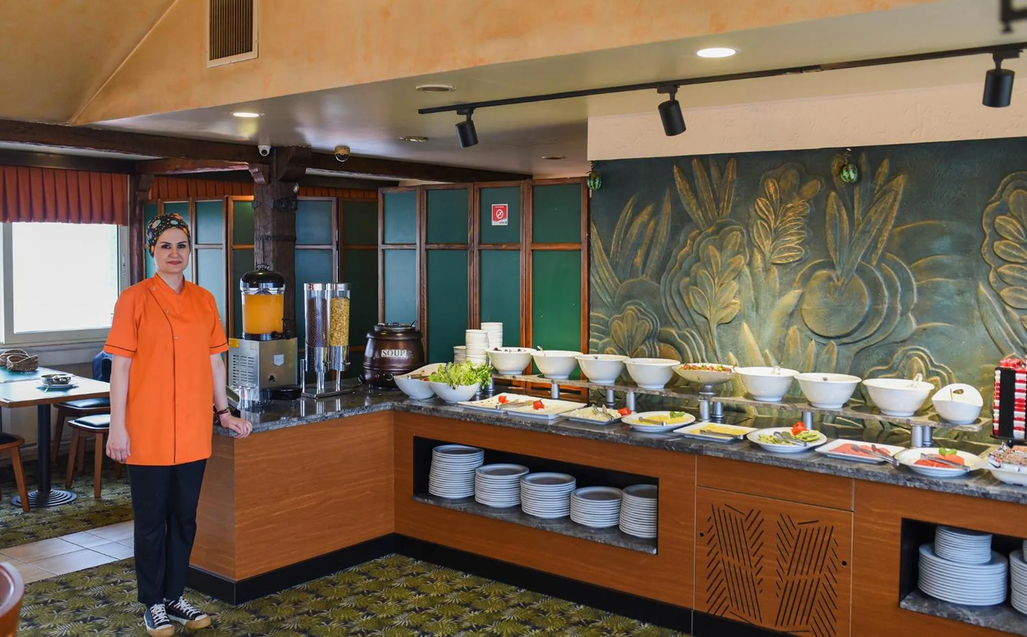 Buffet breakfast in Horon Hotel