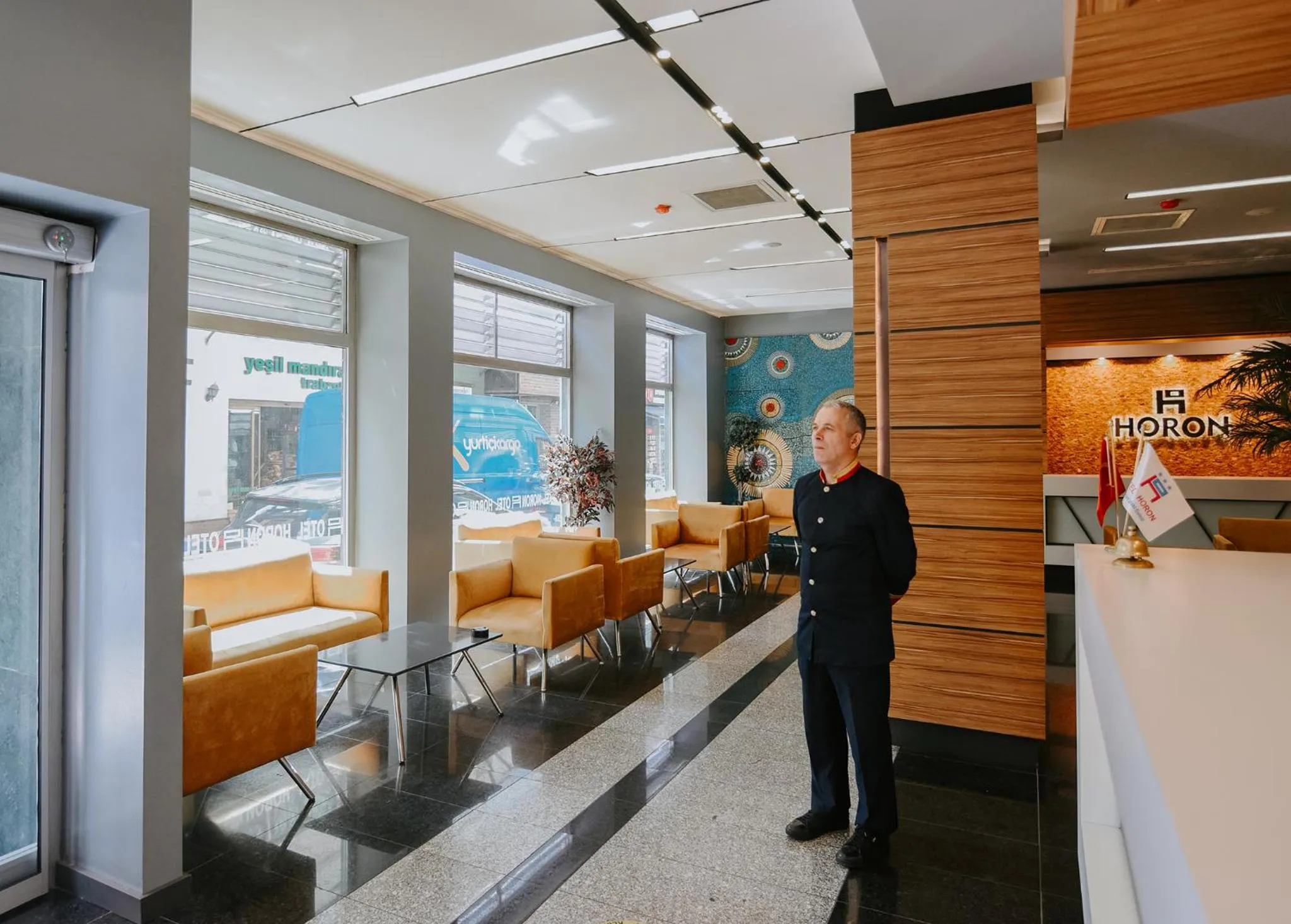 Seating area in Horon Hotel