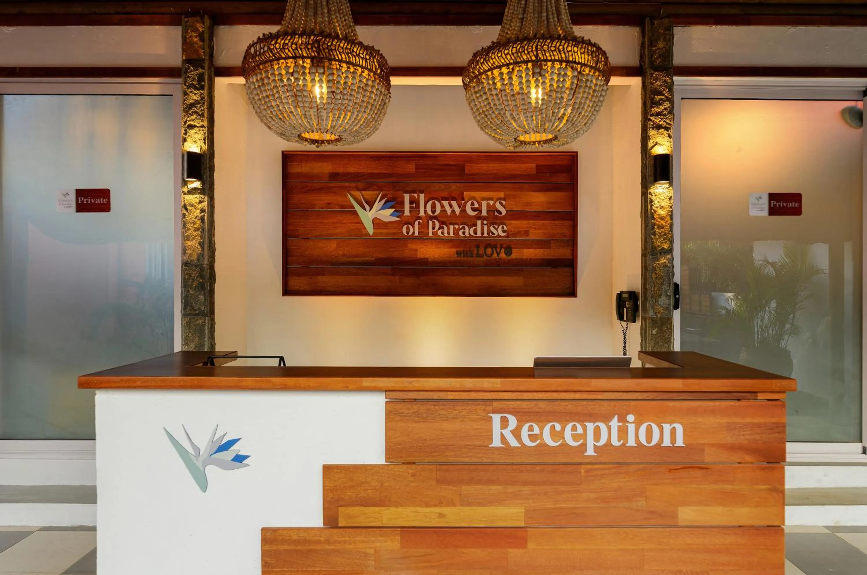 Lobby or reception in Flowers of Paradise