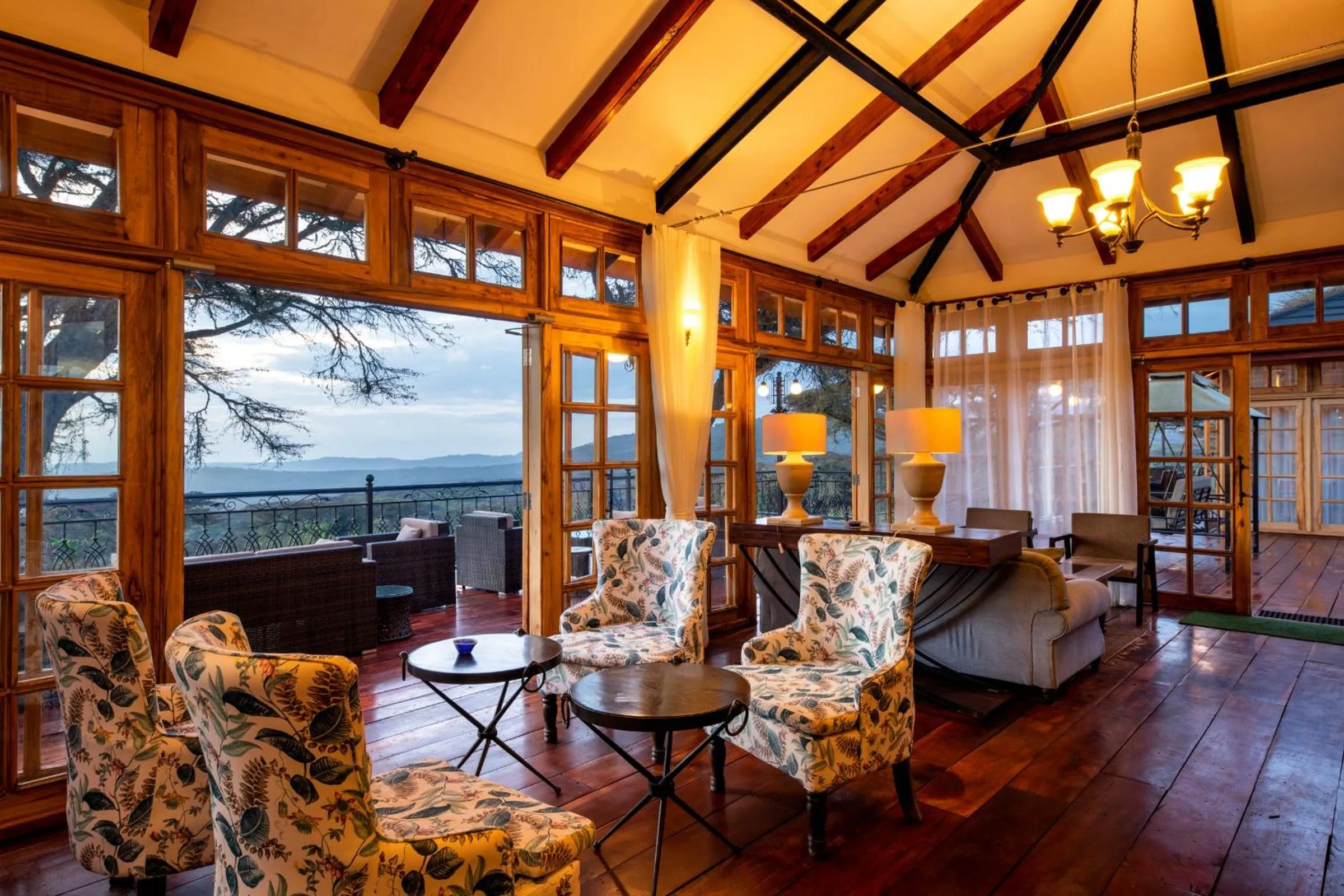 Seating area in Lions Paw Ngorongoro