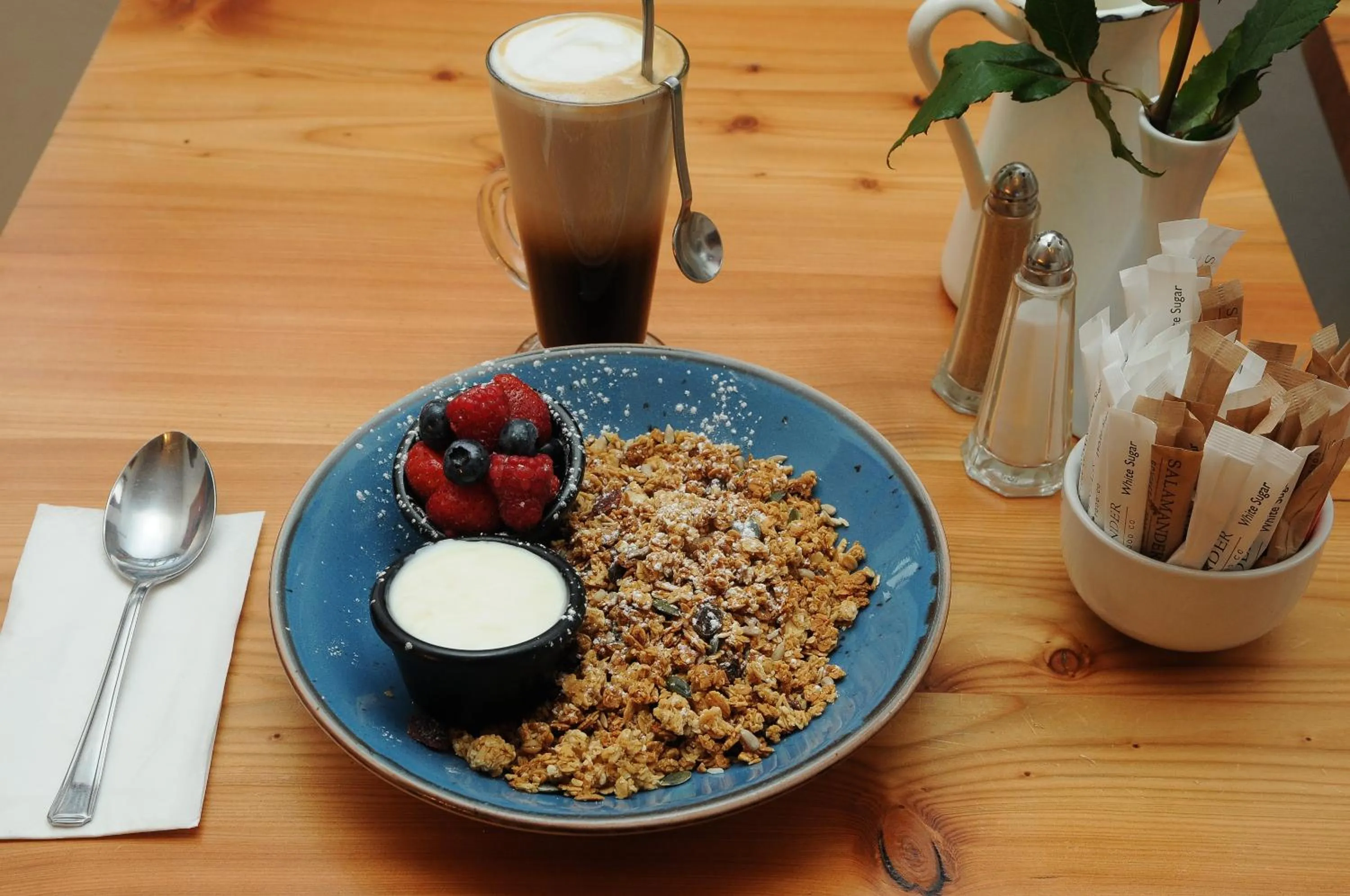 Breakfast in Lodge at The Old Barracks