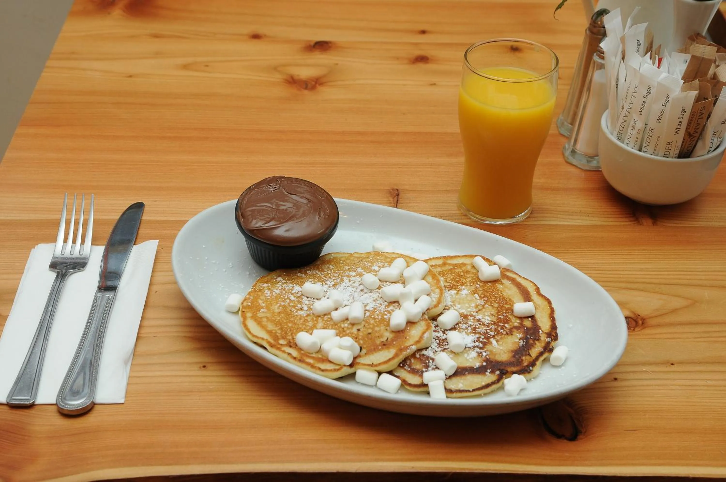 Breakfast in Lodge at The Old Barracks