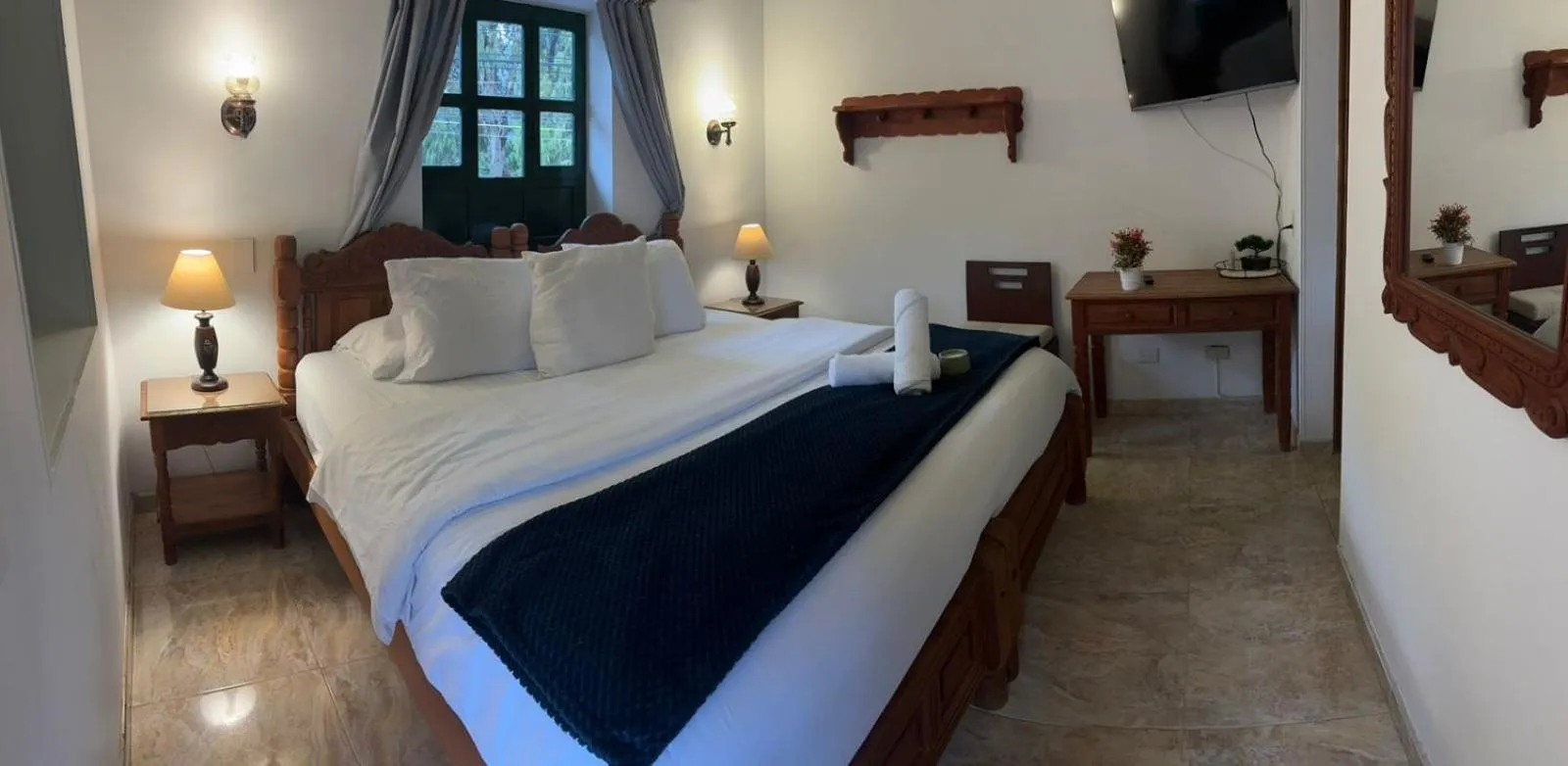 Bed in Hotel Beth Sarim