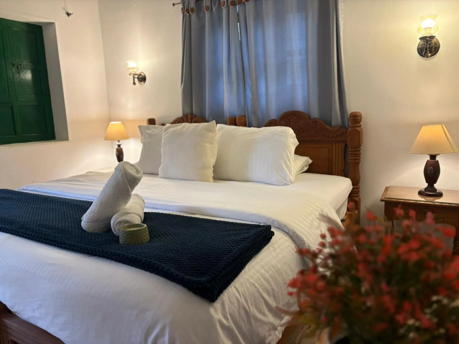 Bed in Hotel Beth Sarim