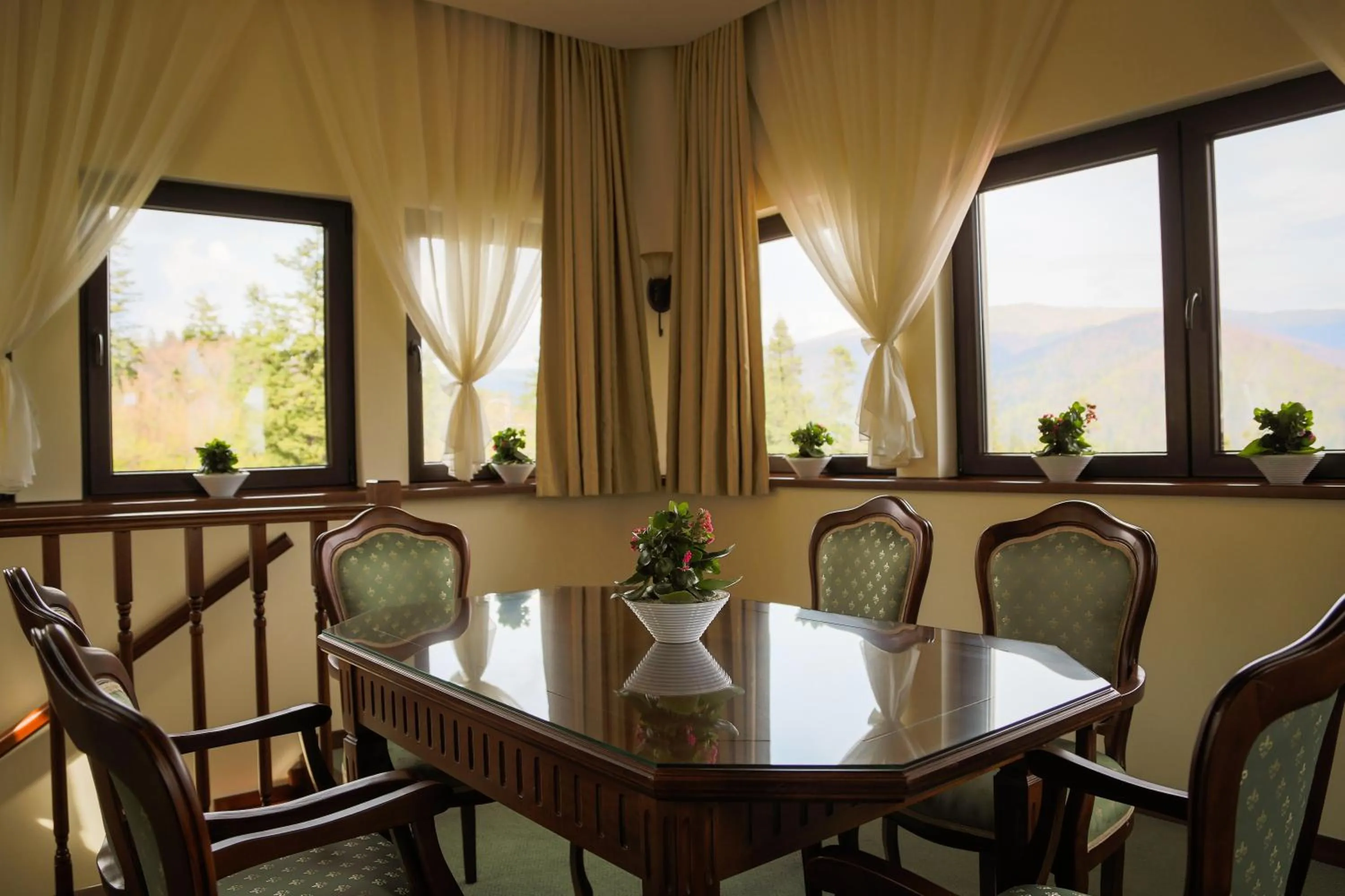 Living room in Hotel Foisorul cu Flori