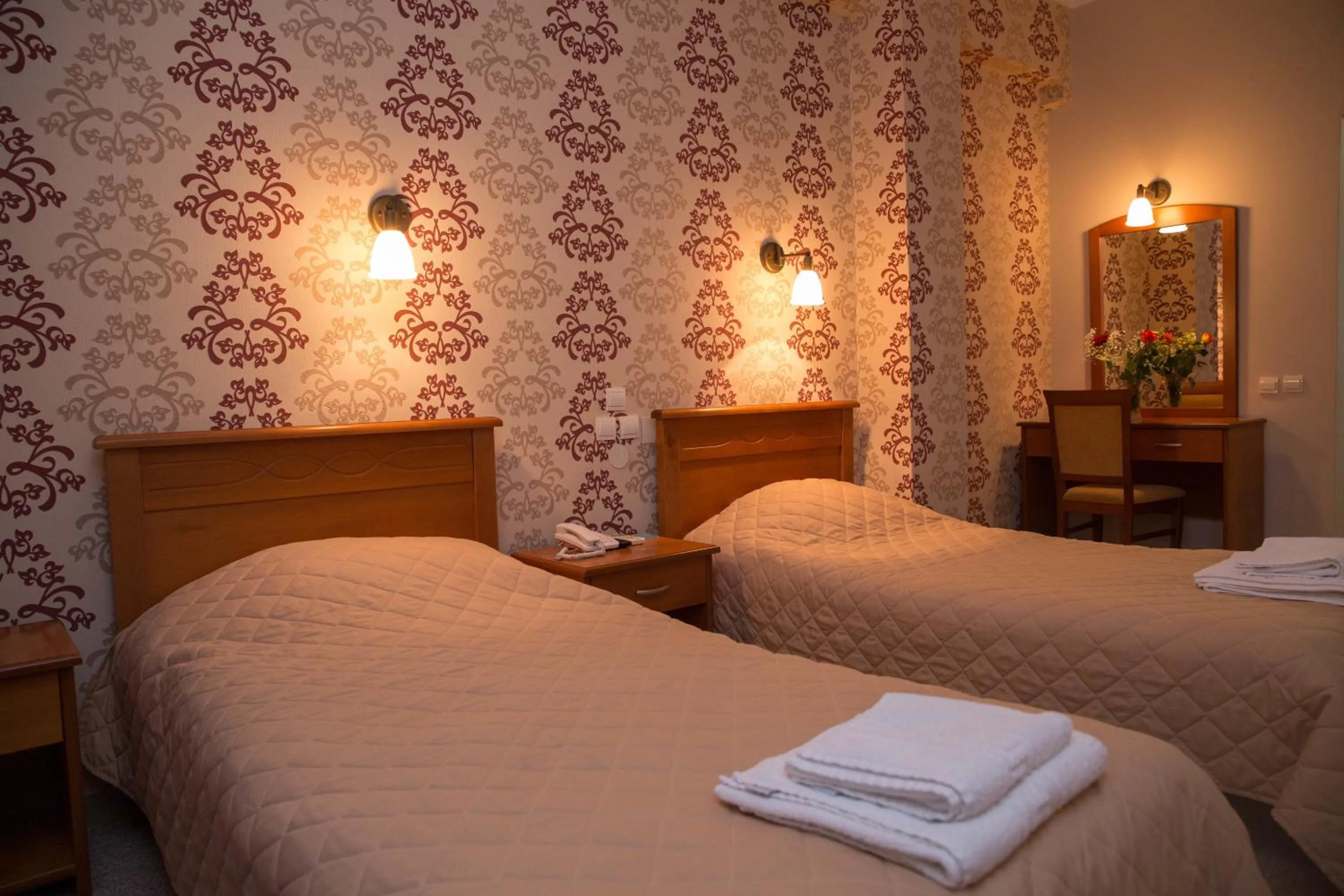 Bed in Hotel Liberty