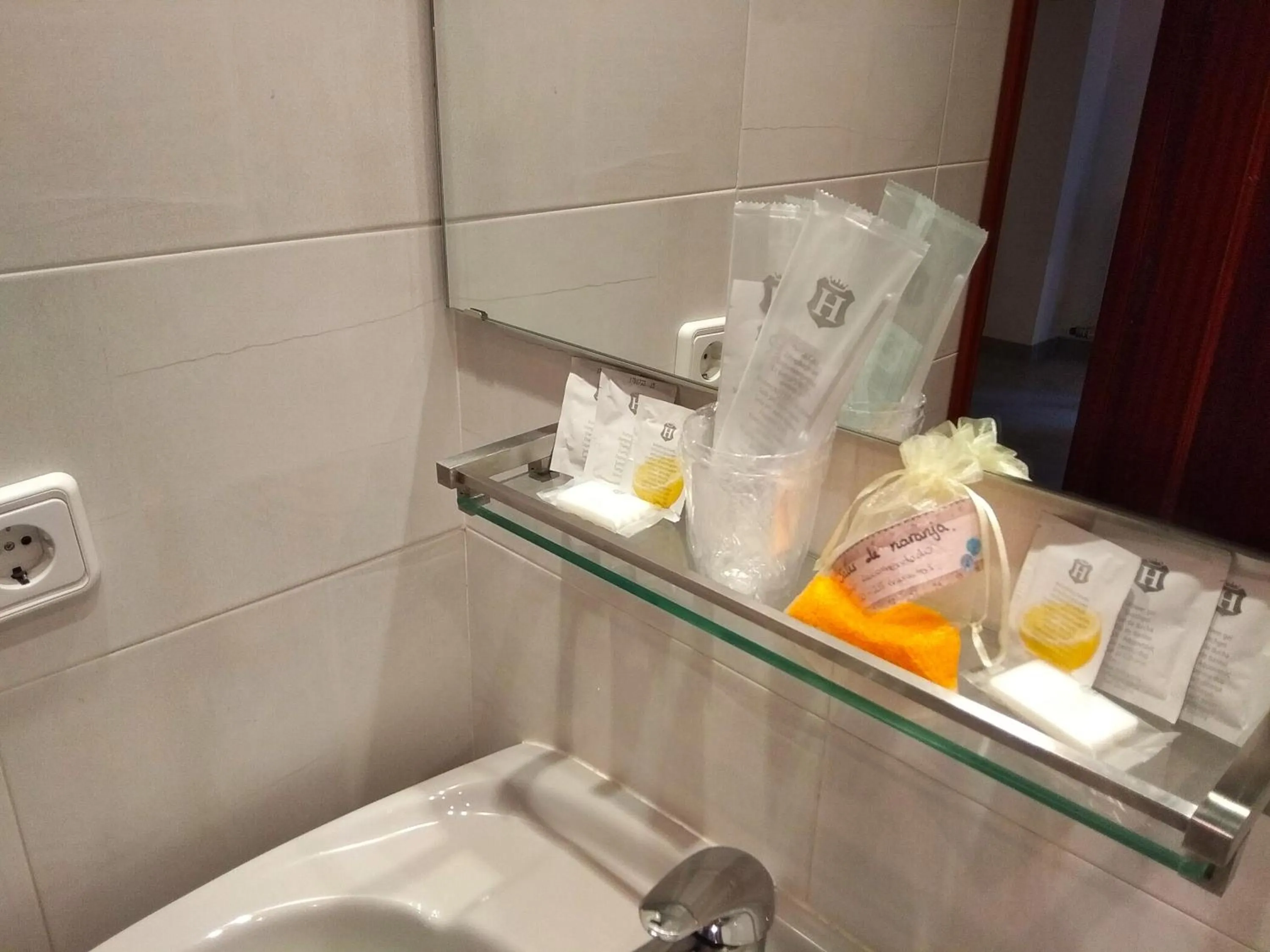 Bathroom in Hotel Delicias