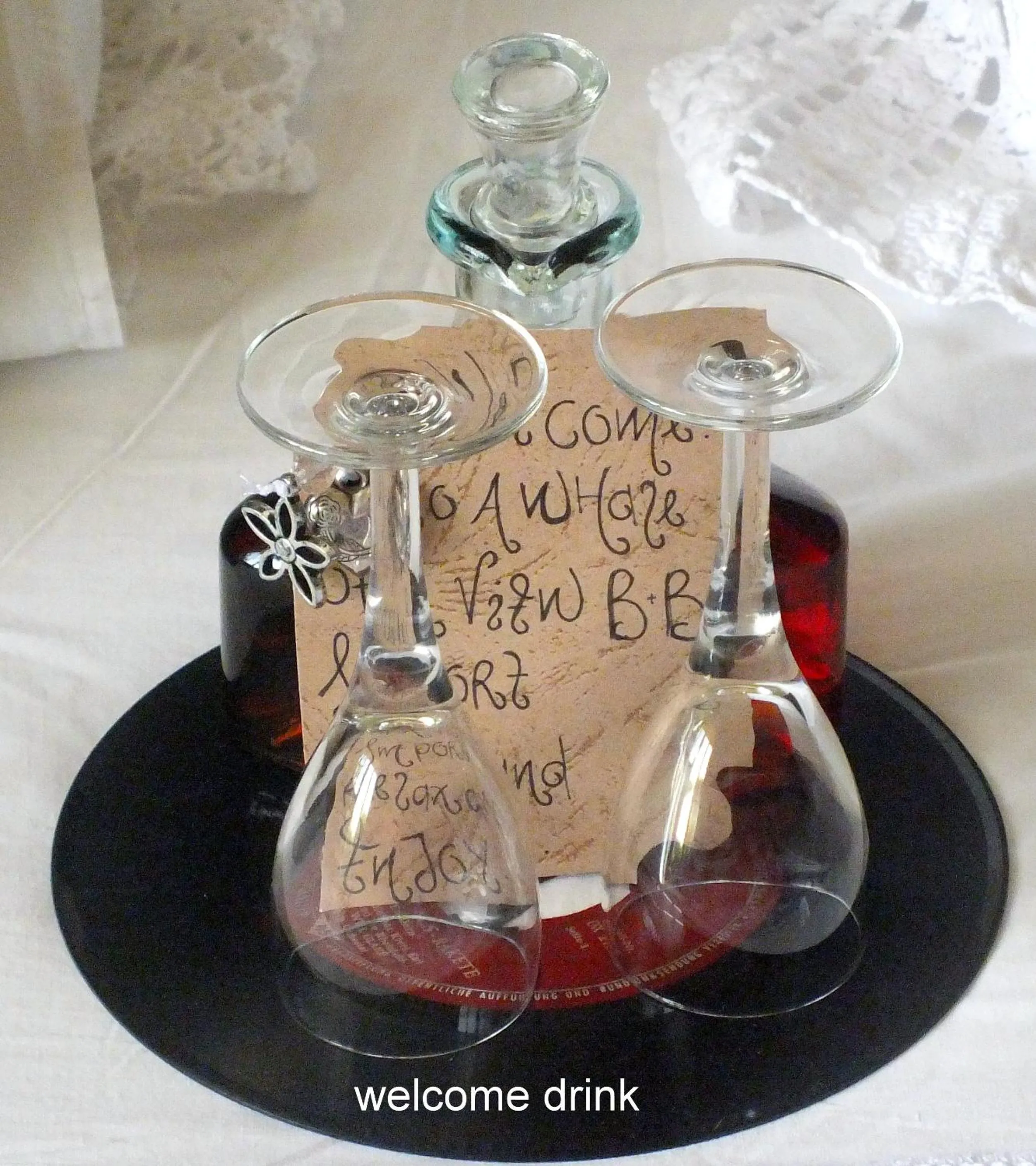 Text overlay in A Whale of a View Bed & Breakfast