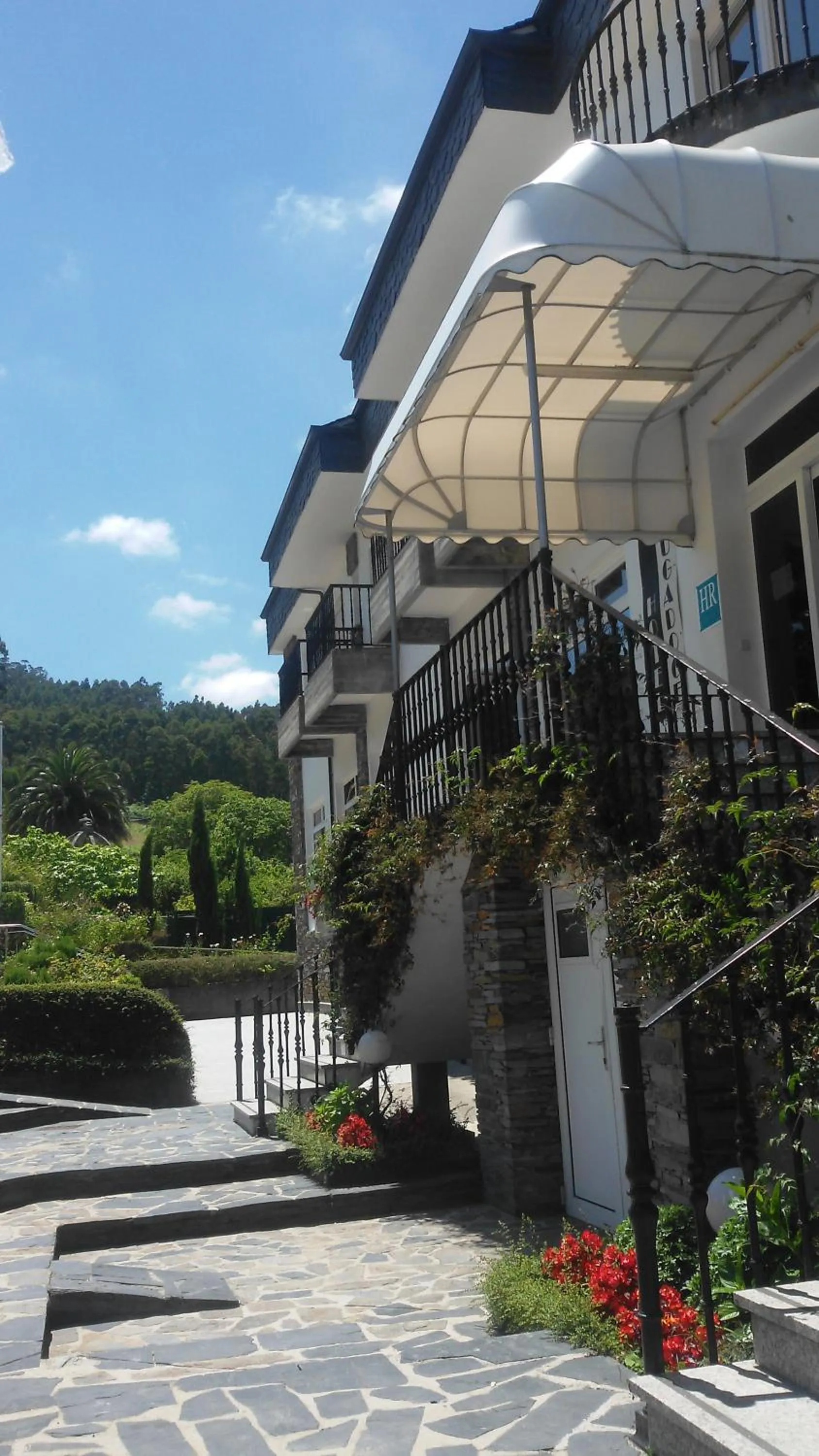 Facade/entrance in Hotel Aguadoce - Louzao