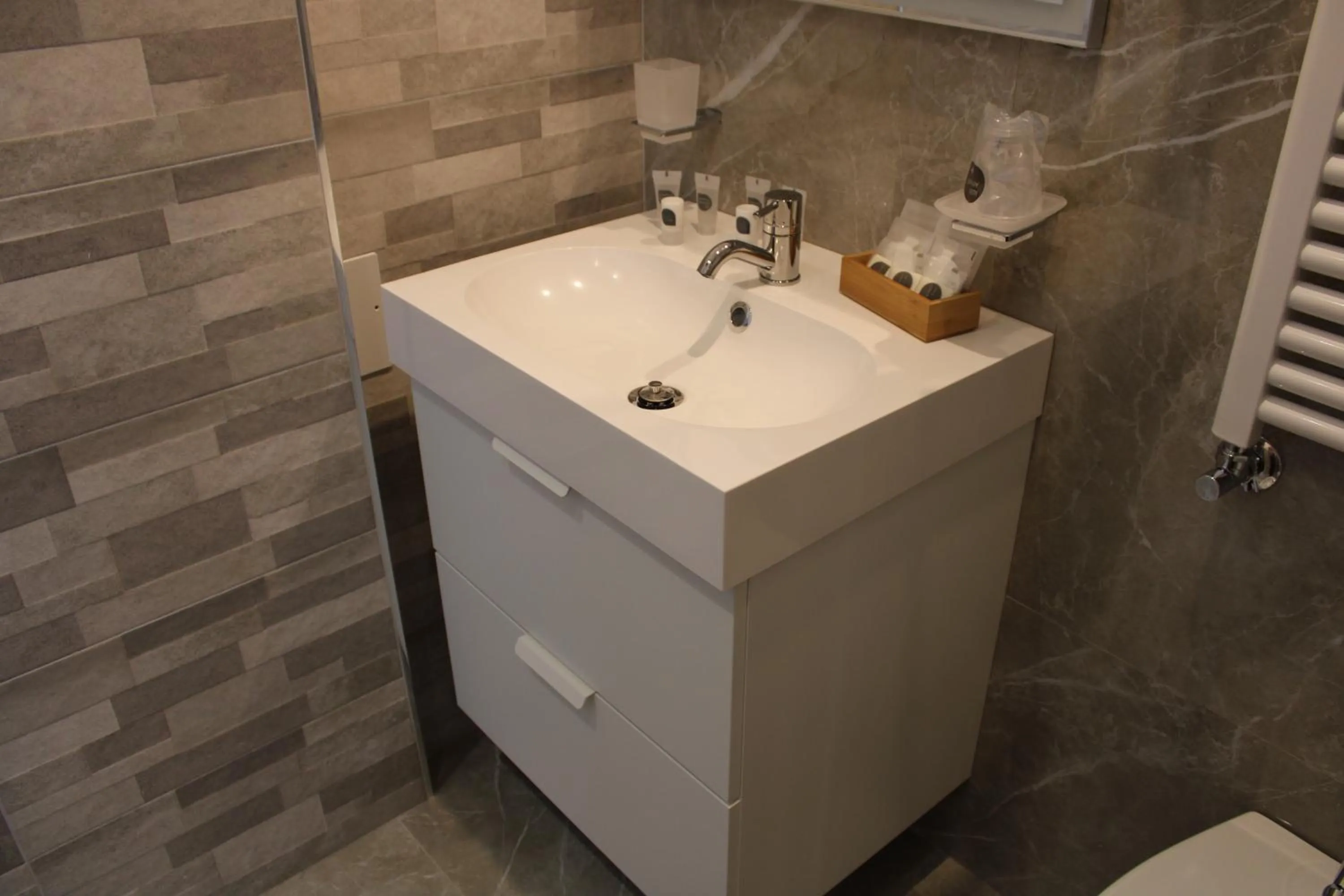 Bathroom in B&B D'Amari Affittacamere