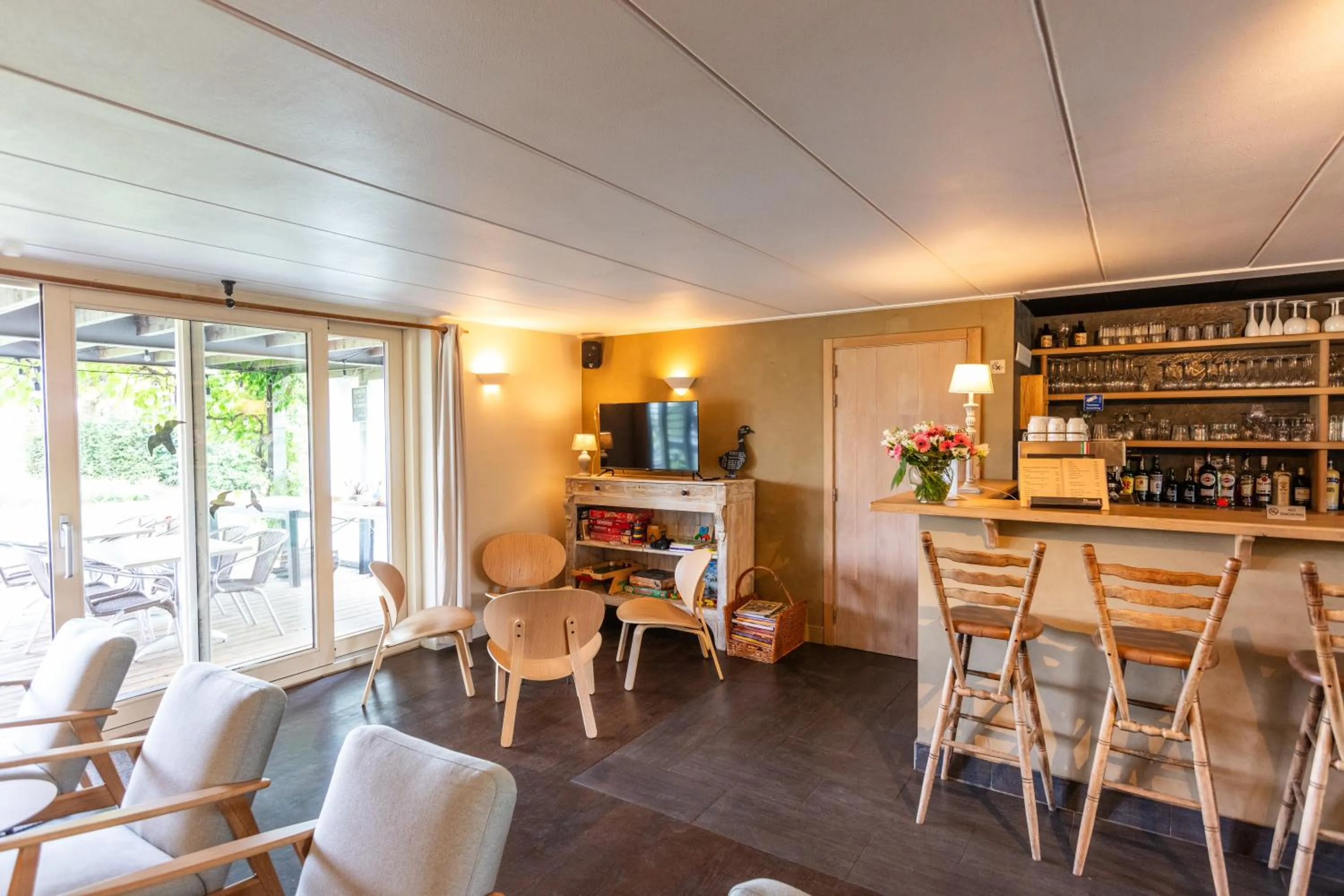 Lounge or bar in B&B Het Eycken Huys