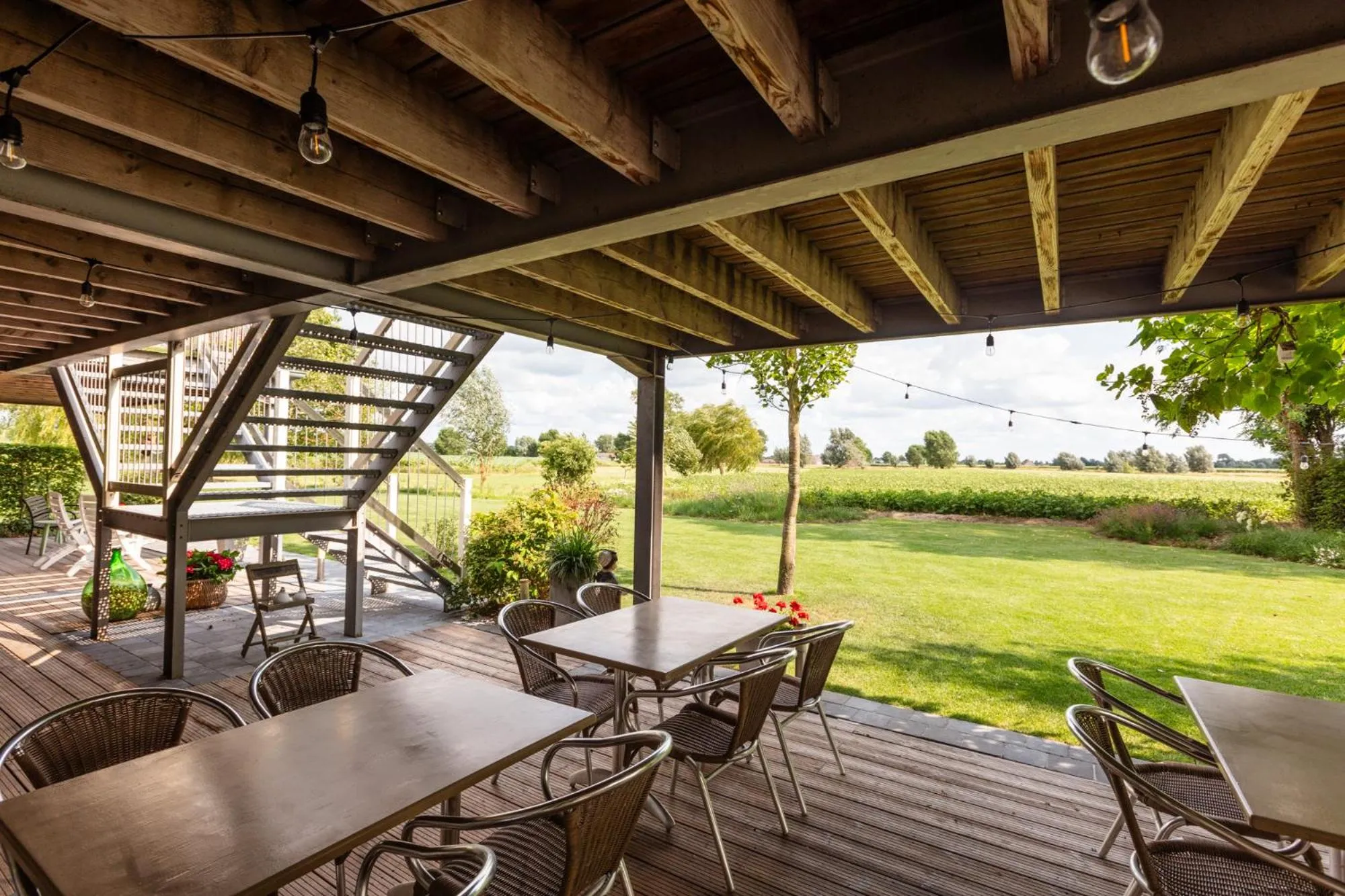 Balcony/Terrace in B&B Het Eycken Huys