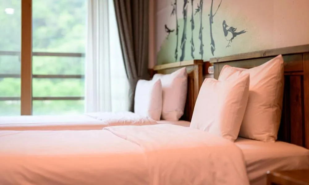 Bed in Jeonju Wangyijimil Hanok Hotel