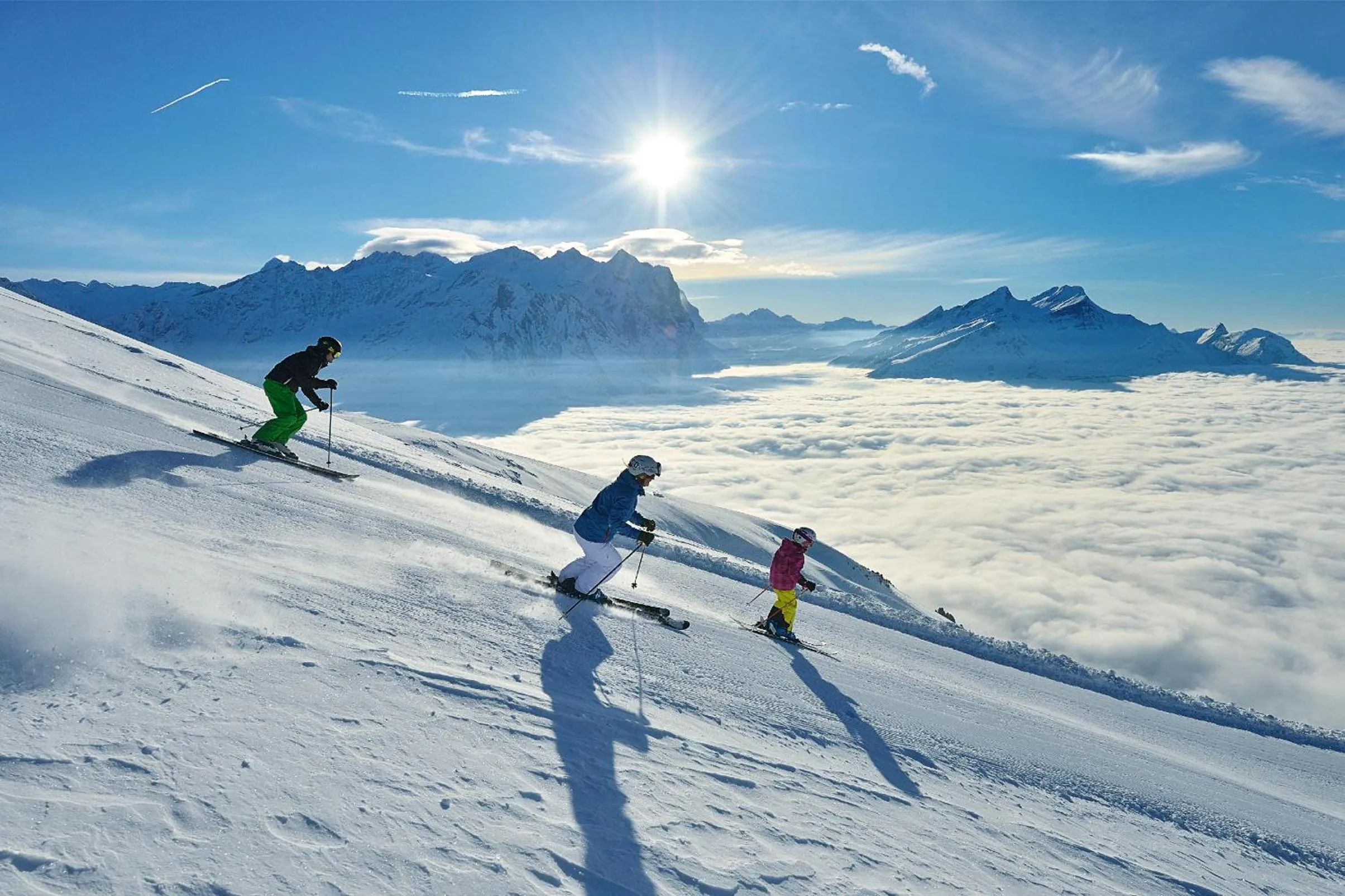 Skiing in Hotel Reuti