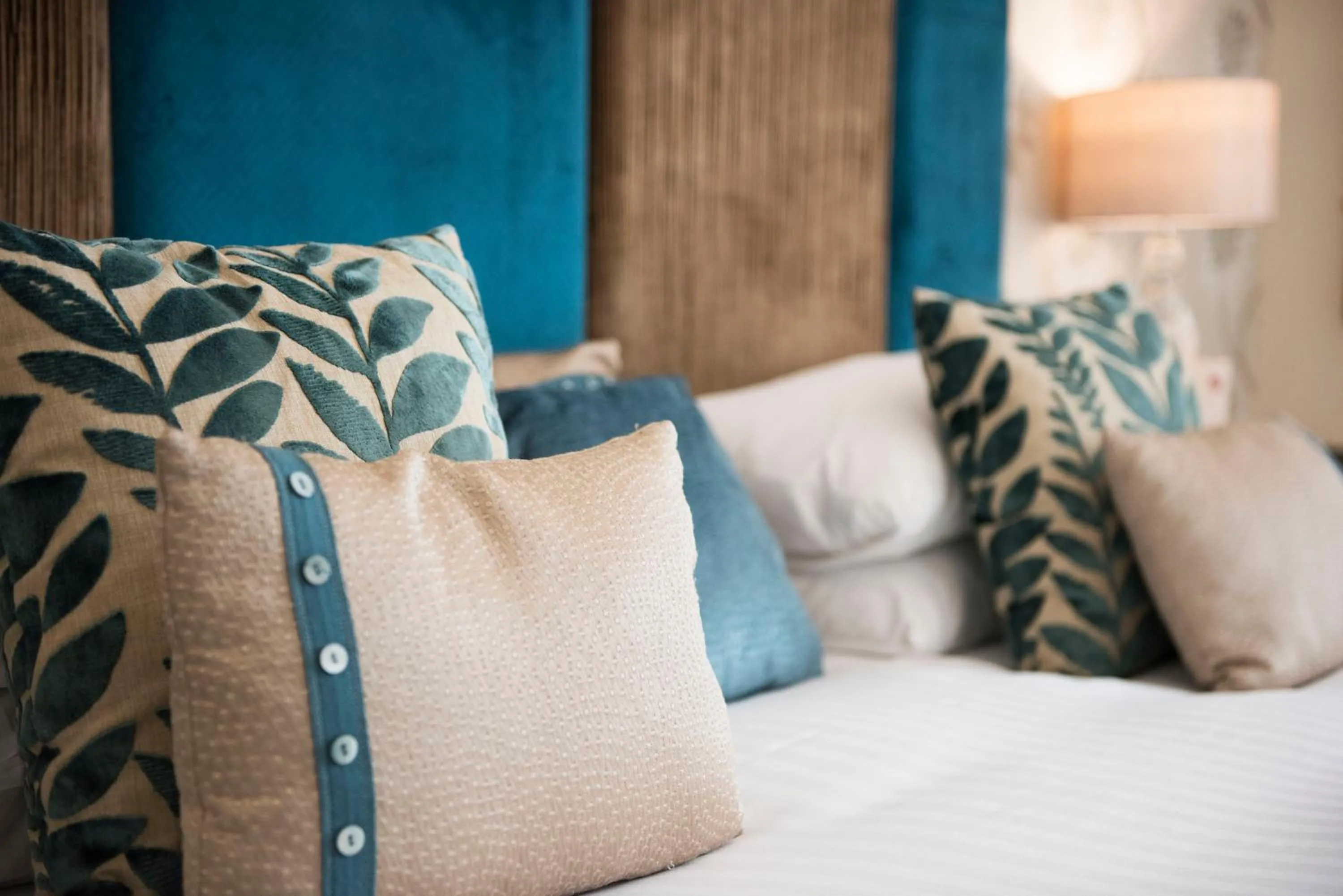 Decorative detail, Bed in Royal Seven Stars Hotel