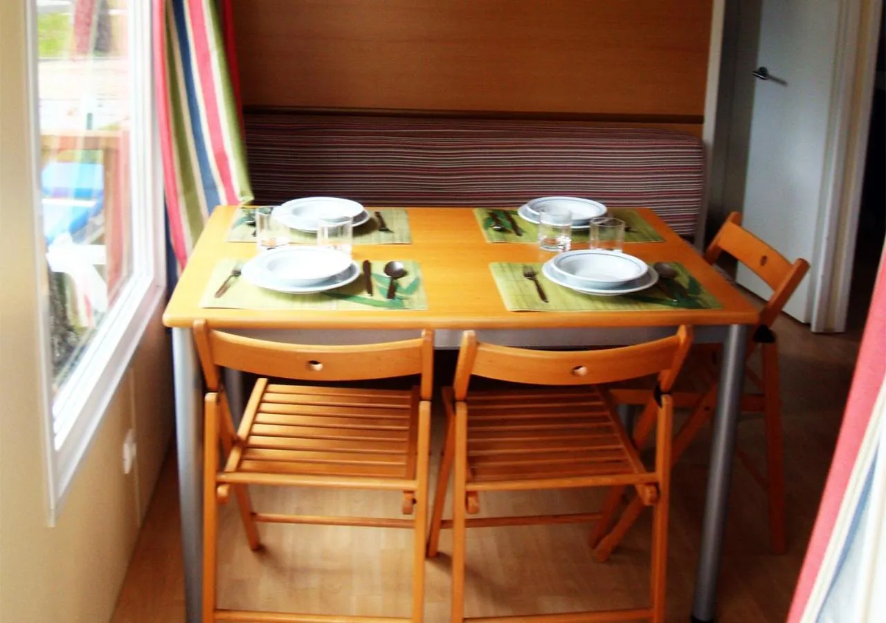 Living room in Parque de Campismo Orbitur Costa de Caparica