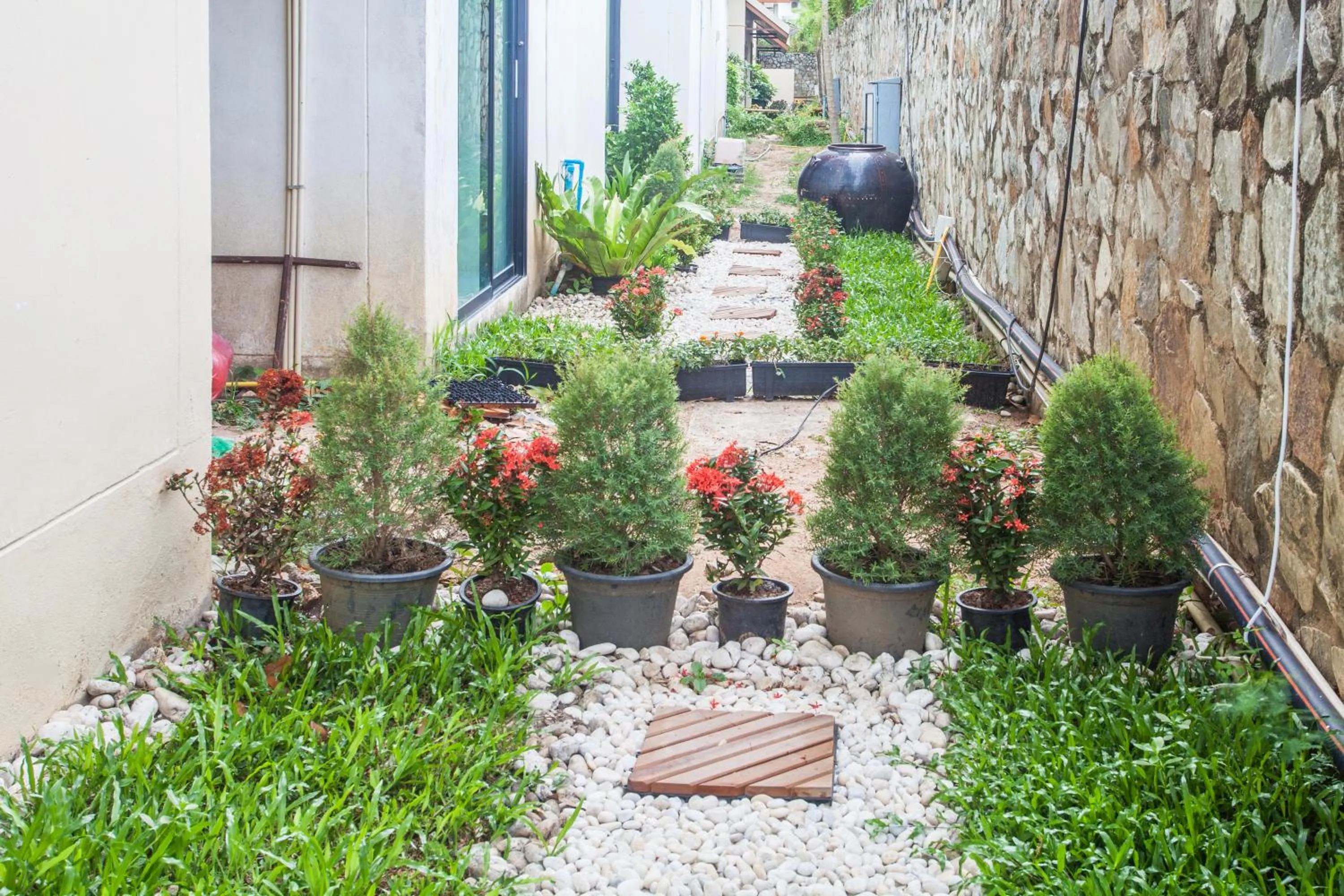 Garden view in Achawalai Residence Village By Song