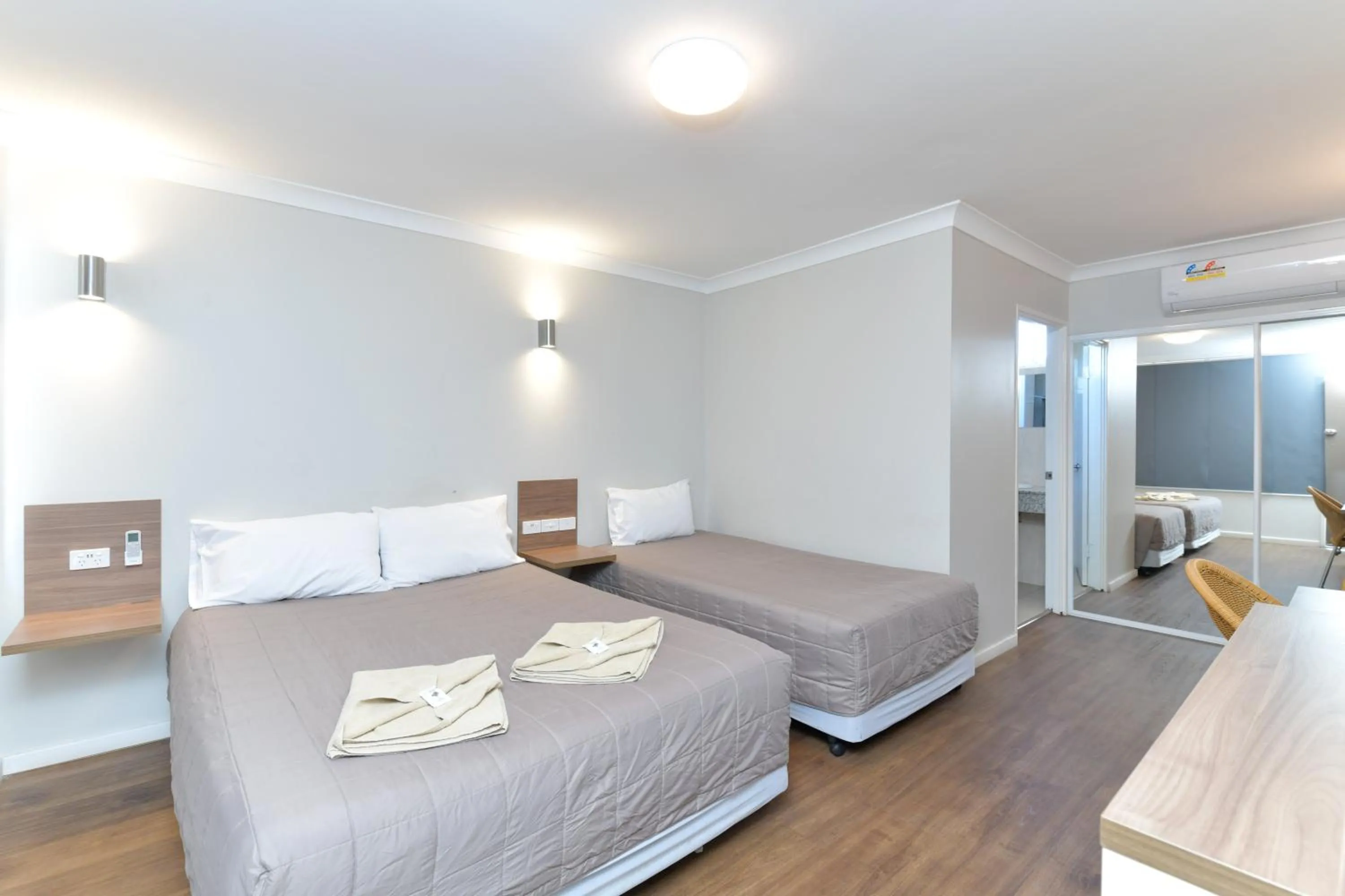 Bed in Platinum Motel