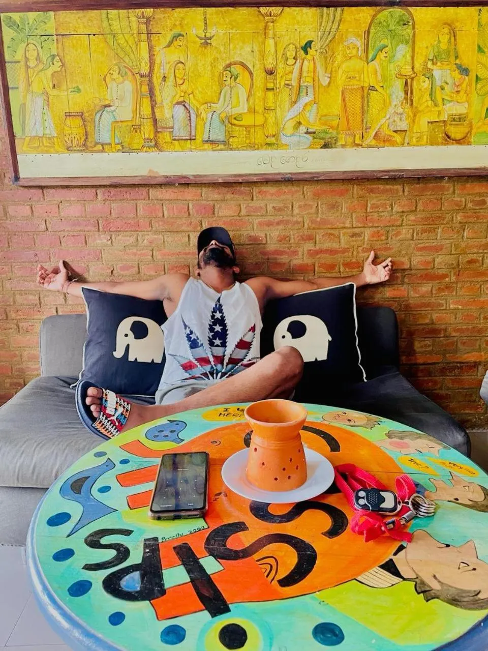 Seating area in Blue Pillars Kandy