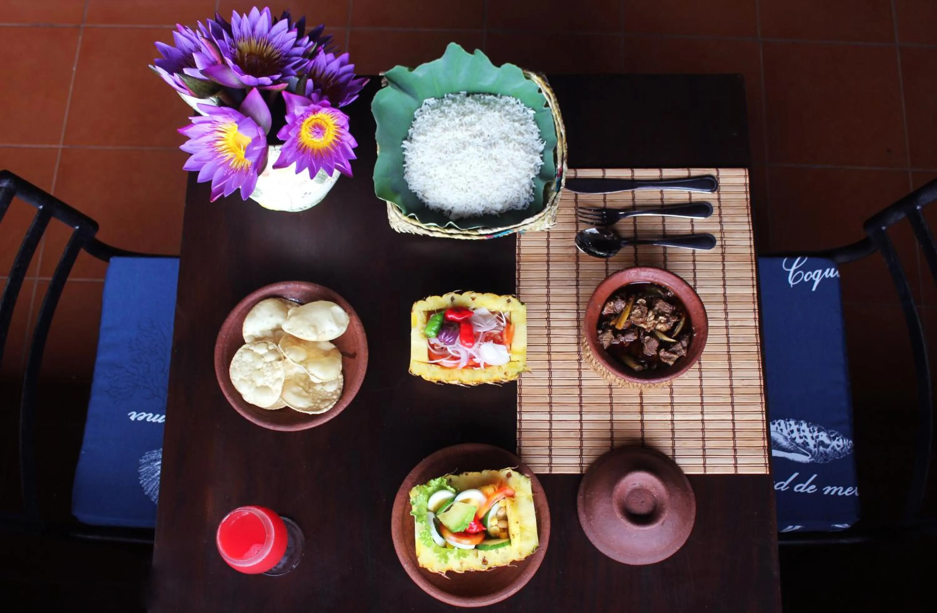 Breakfast in Blue Pillars Kandy