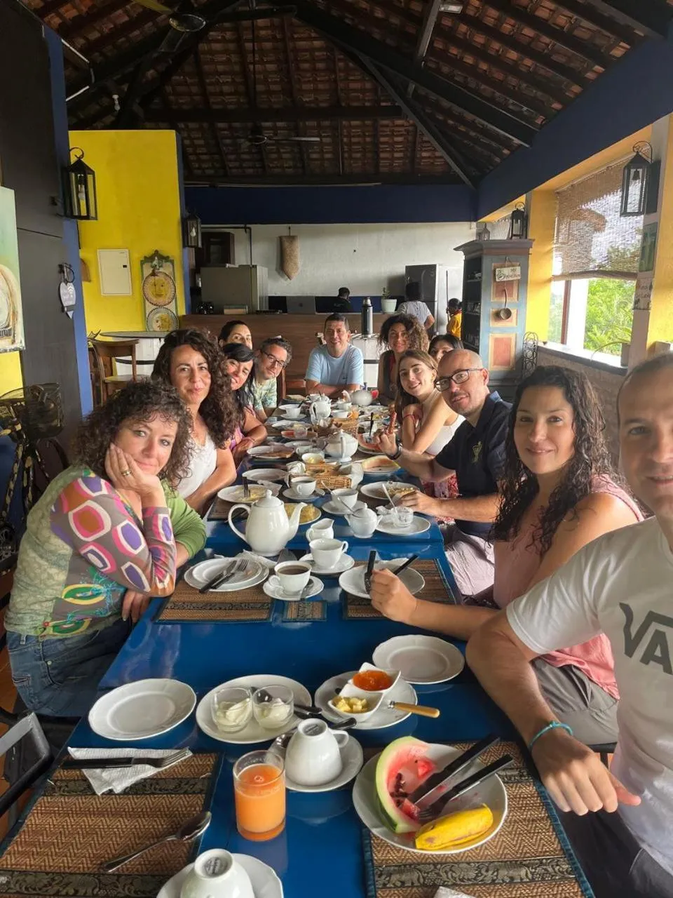 Breakfast in Blue Pillars Kandy