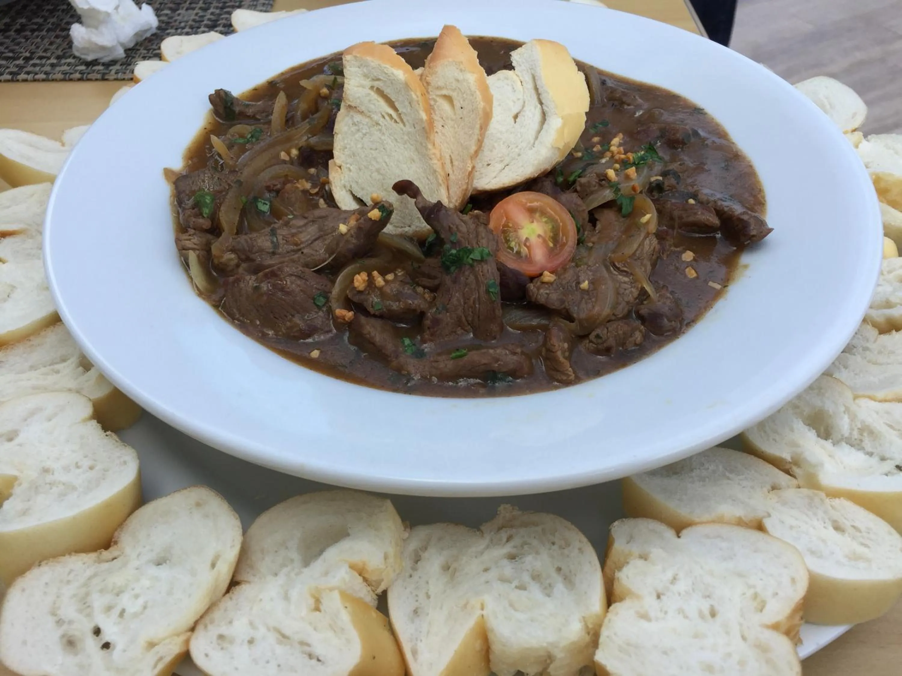 Food close-up in Atlantico Sul Hotel