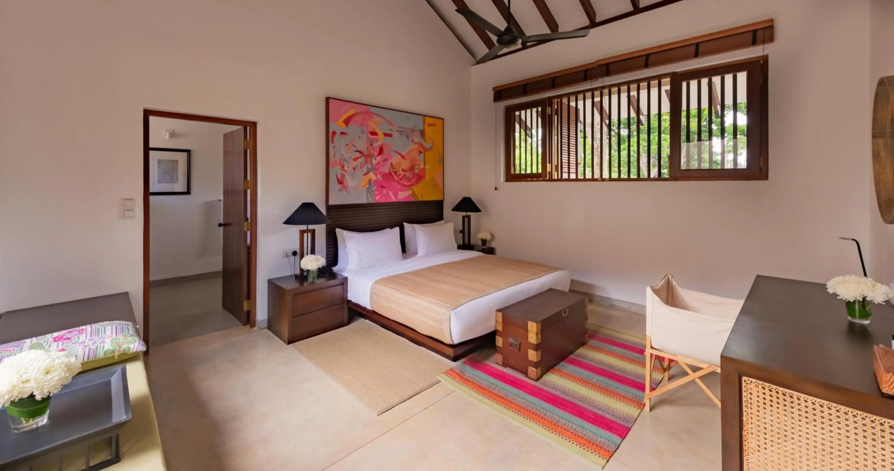 Floor plan, Bed in Taru Villas The Long House - Bentota