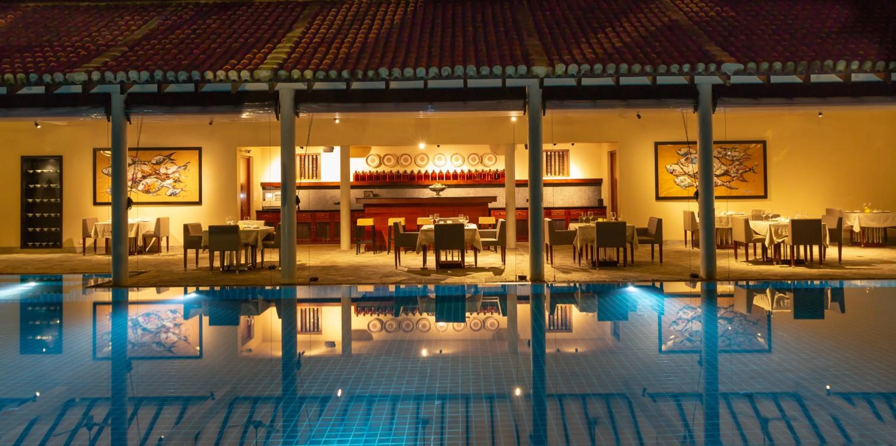 Dining area in Taru Villas The Long House - Bentota