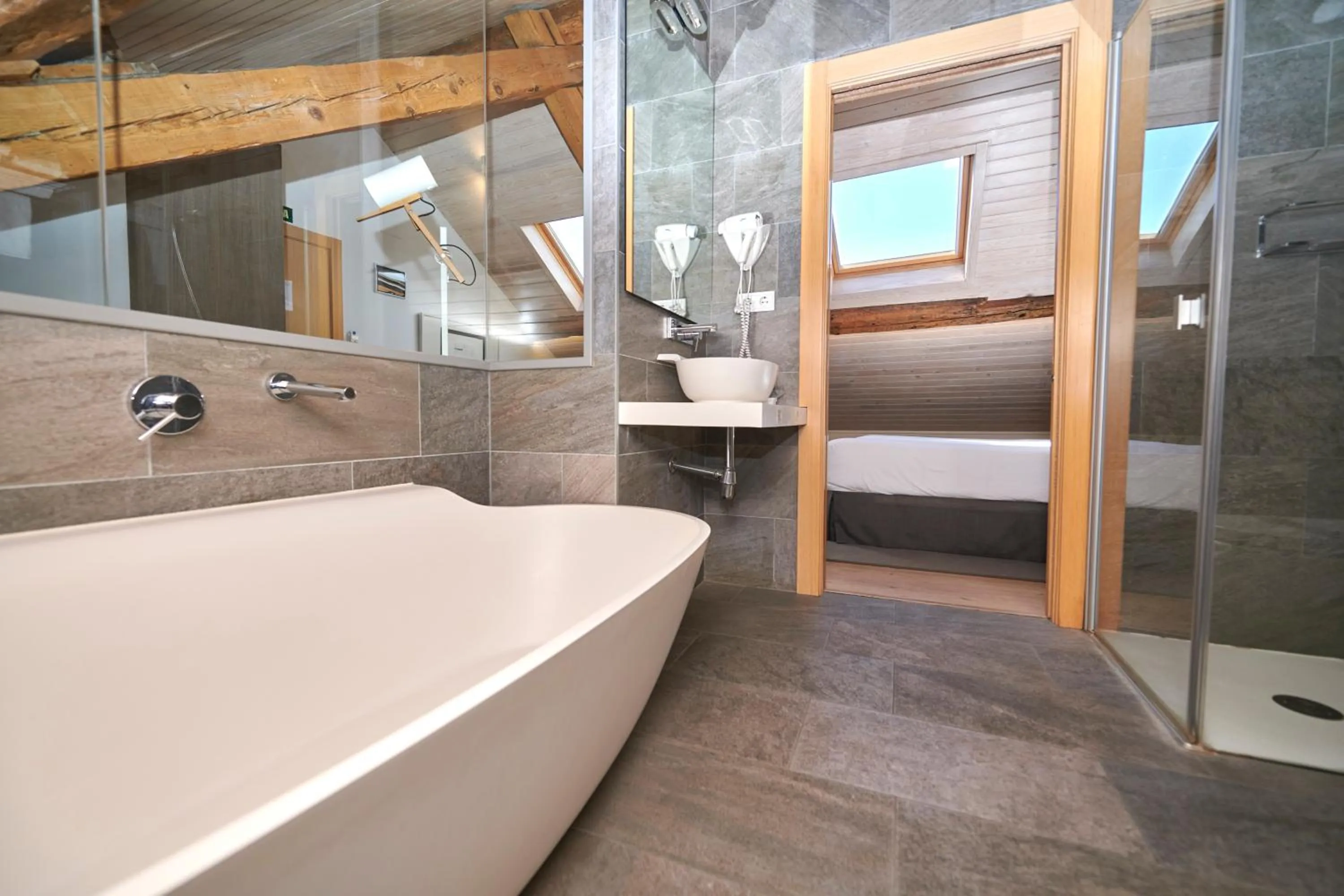 Bathroom in Hostal Lola