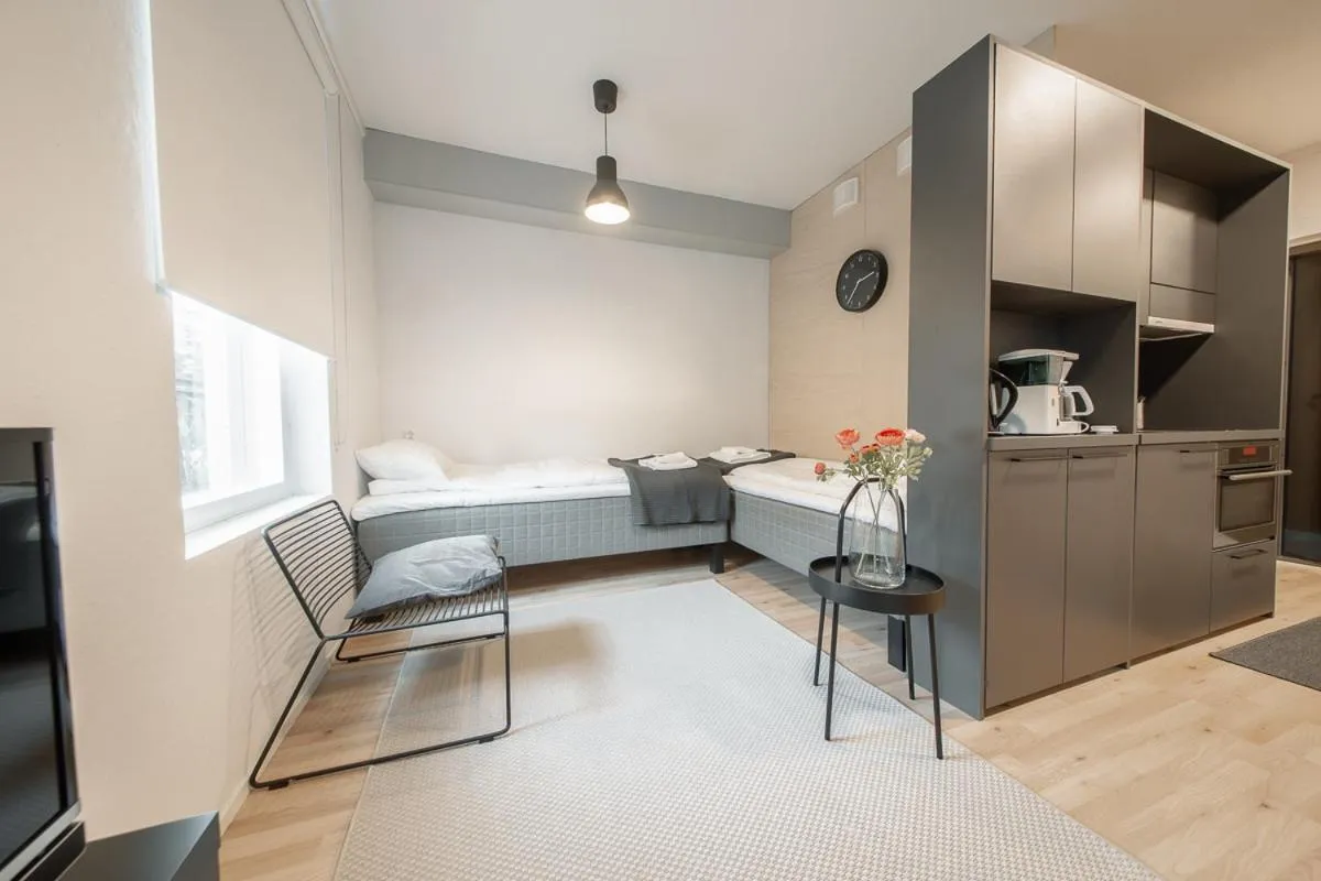 Bed in Spot Apartments Hiekkaharju