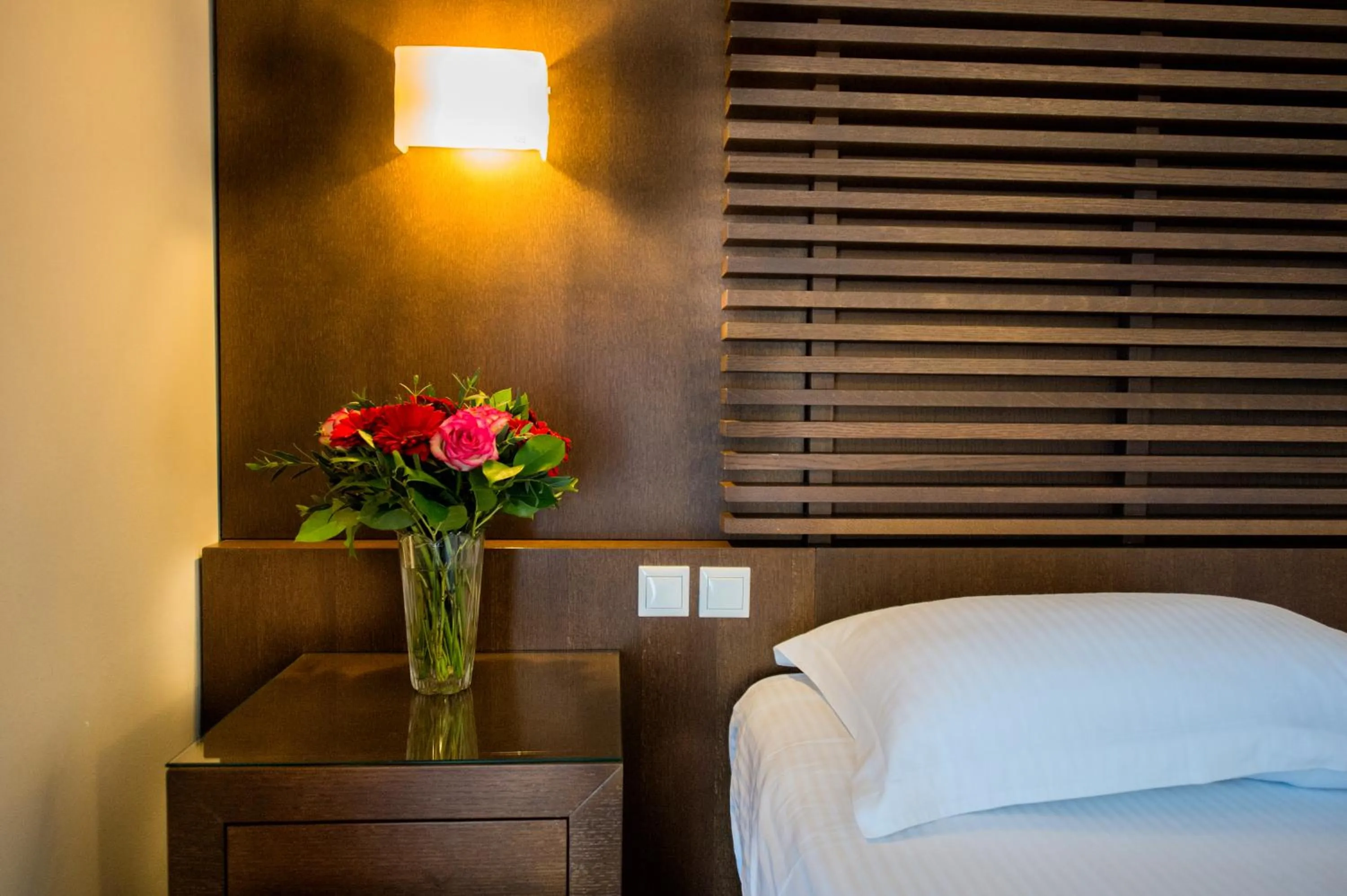 Bed in Agrinio Imperial Hotel