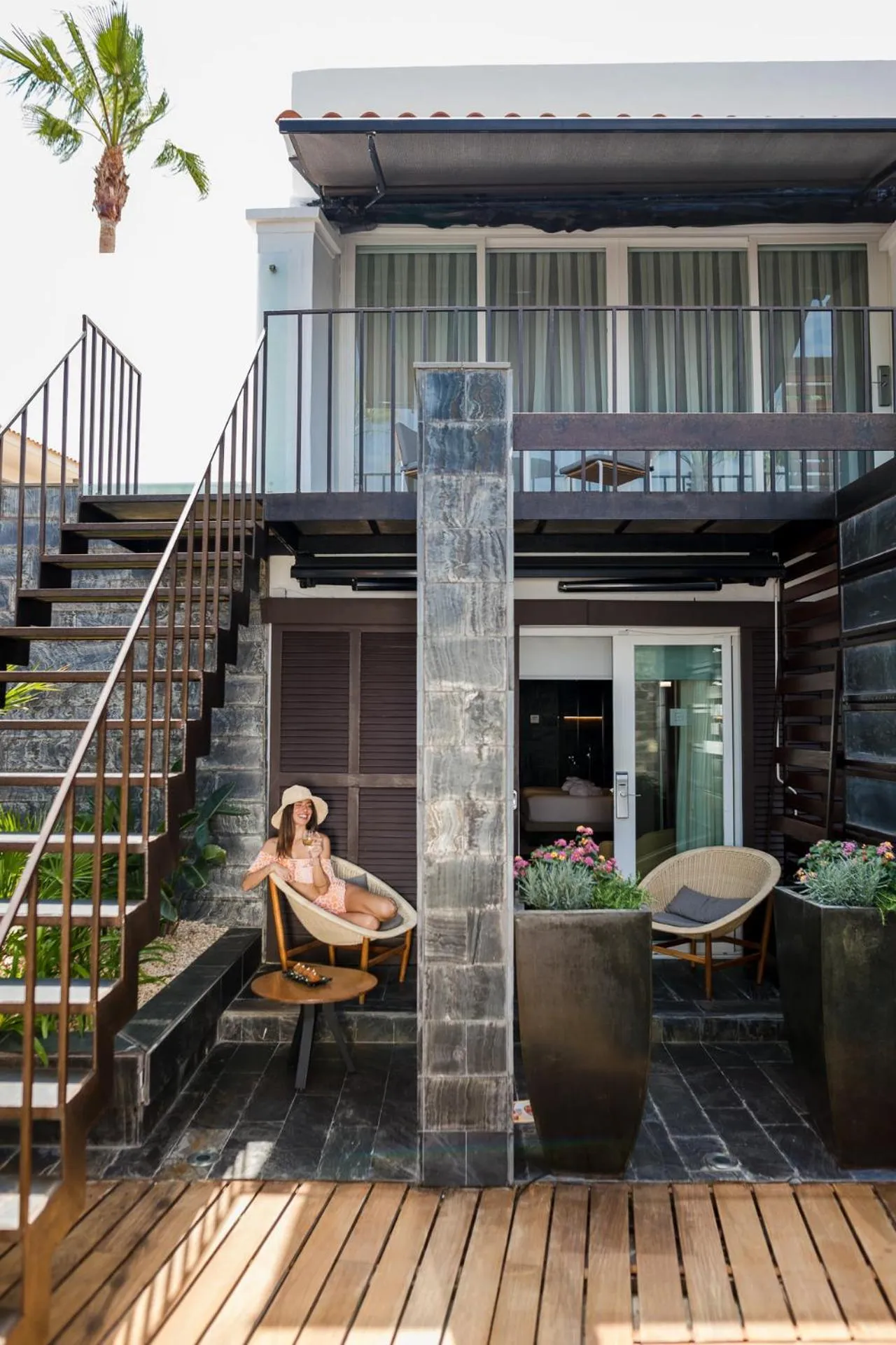 Balcony/Terrace in Hotel Boutique Ses Pitreras