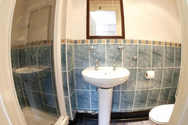 Bathroom in The George & Horn near Newbury