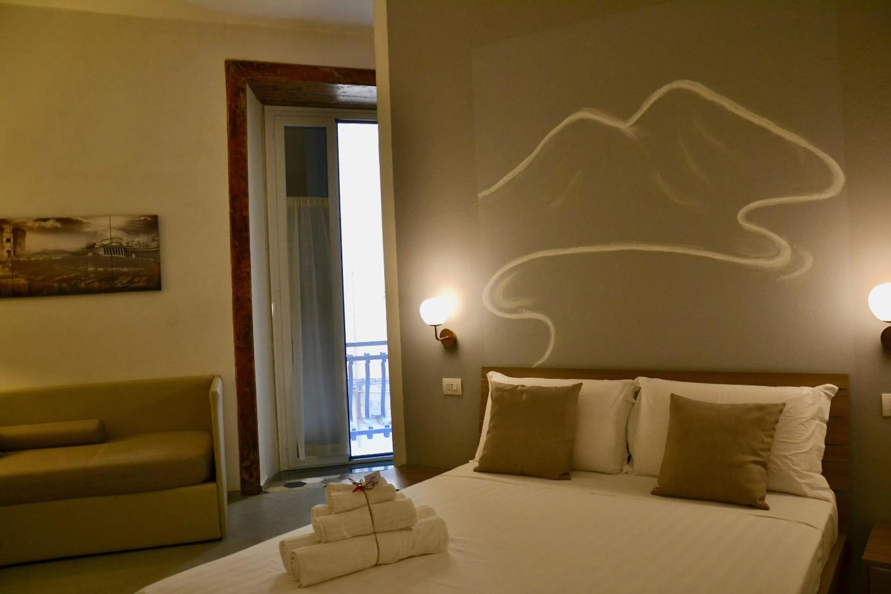 Bedroom, Bed in Vicoli di Napoli B&B